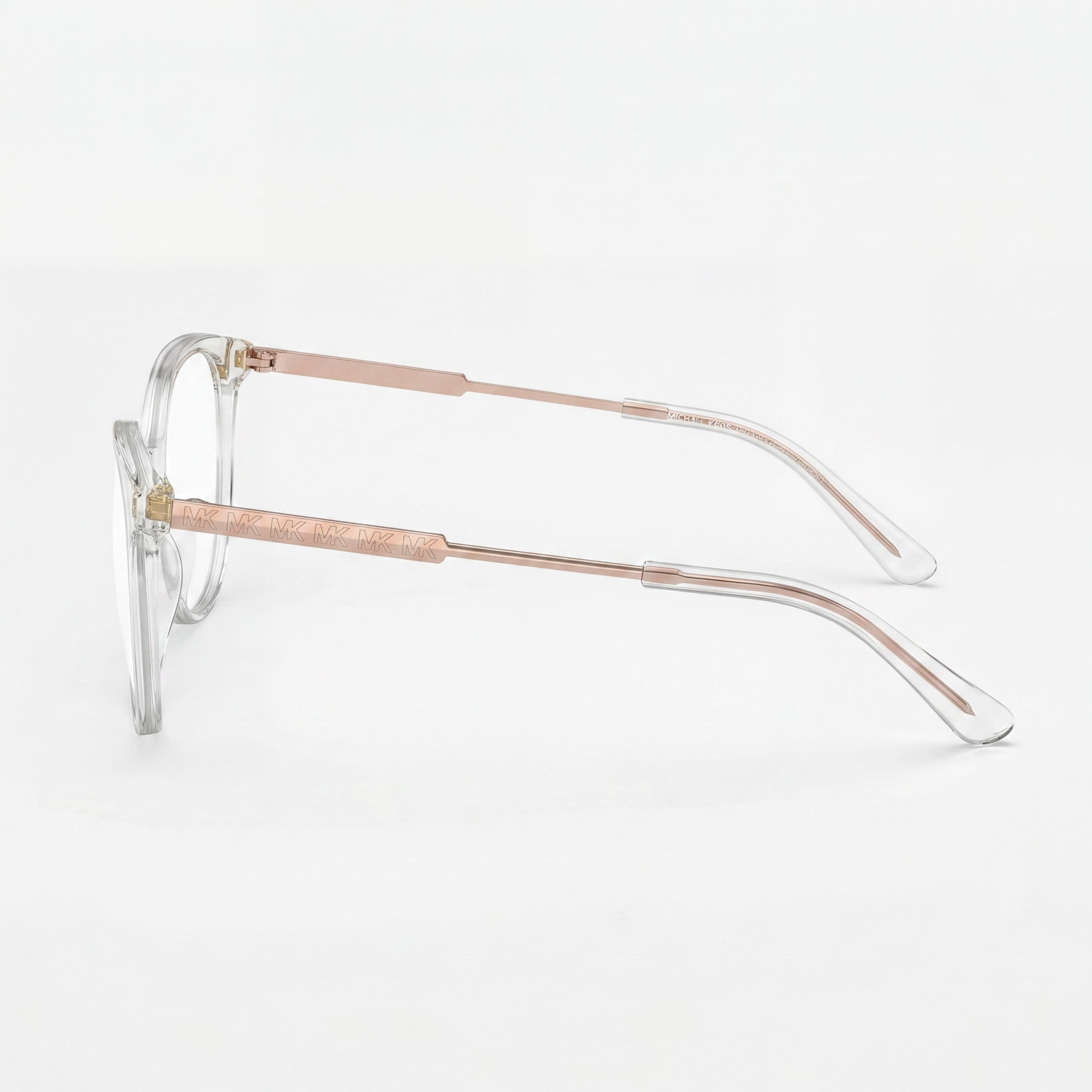 Gafas Michael Kors Mk 4093f para mujer con montura de plástico transparente y lentes de policarbonato de 53 mm, Photo 2