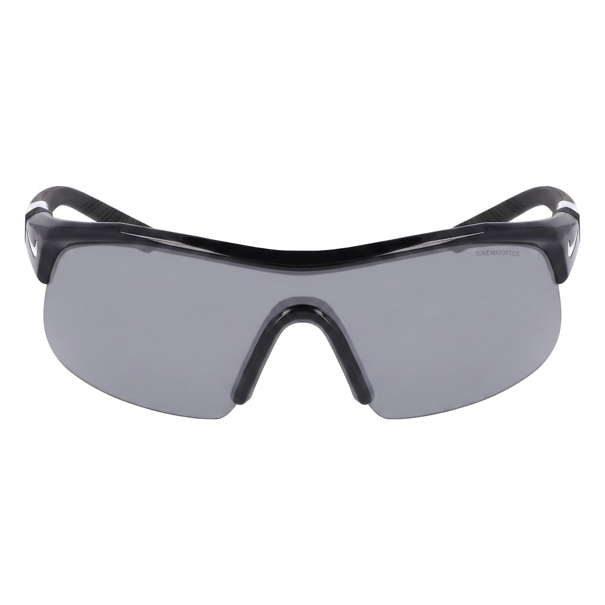 Gafas de sol unisex Nike Show X1 N Iu4881x, montura de plástico negra plateada brillante, no polarizadas UV 400, 58 mm, Photo 2