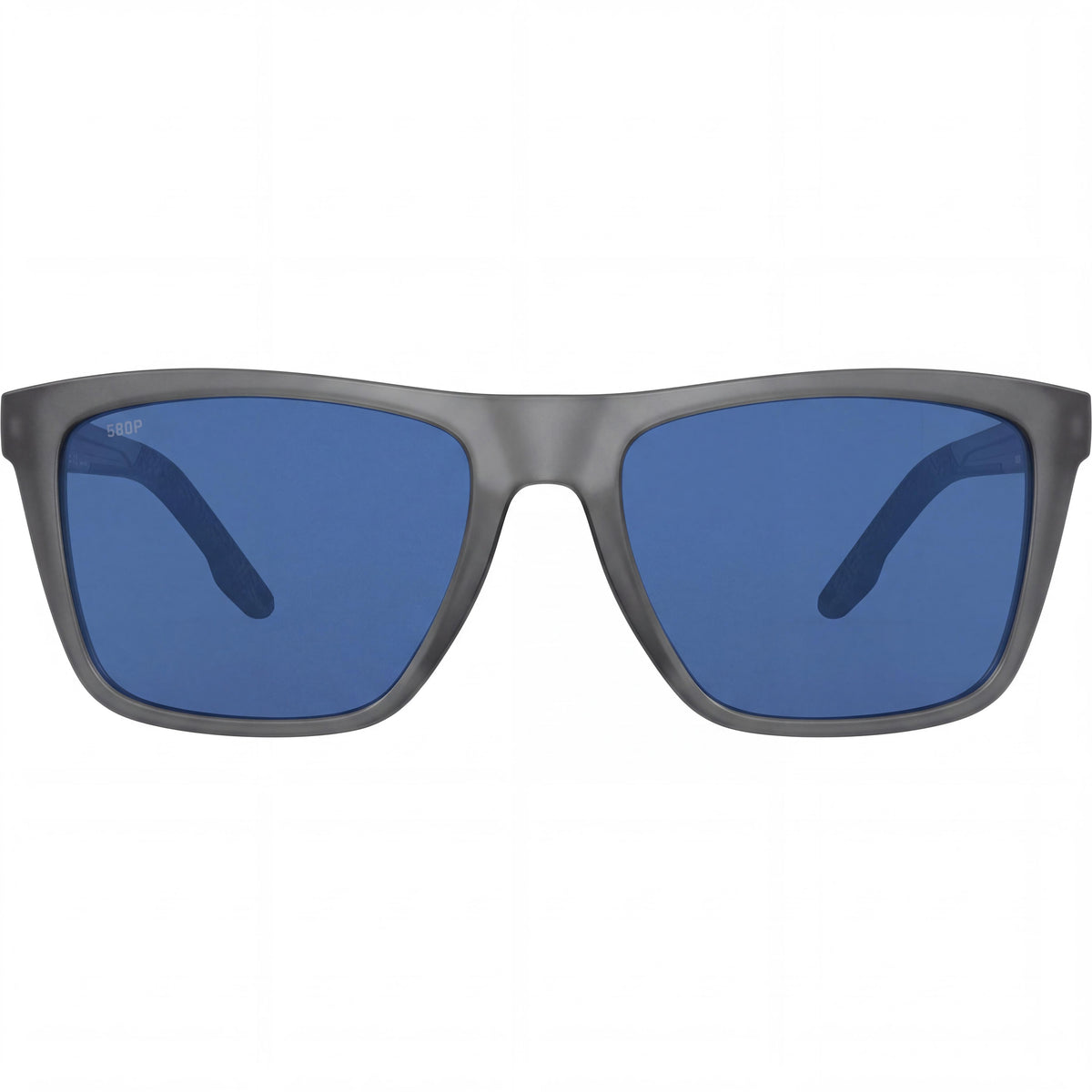 Costa Del Mar Mainsail XL Men's Polarized Square 59mm Sunglasses - Matte Grey Smoke Frame, Blue Mirrored Lens, 100% UV, Photo 2