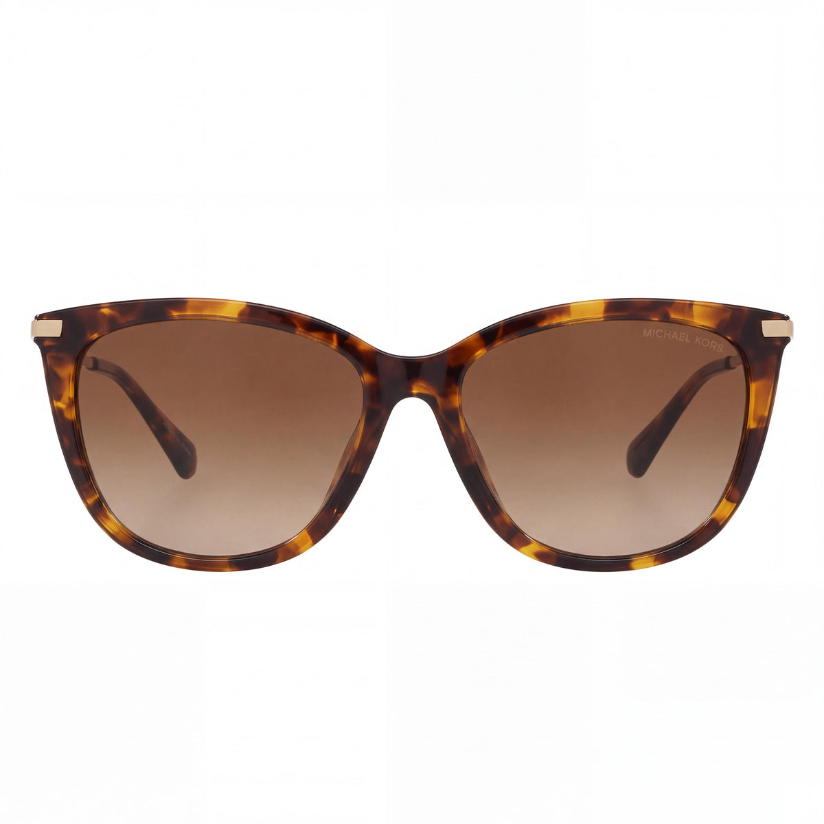 Michael Kors 0mk2150u Women's Cat Eye Dark Tortoise Brown Gradient Plastic Frame Polycarbonate Lens Sunglasses UV Protection 56mm, Photo 2