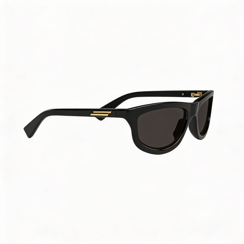 Bottega Veneta Bv1327s-001 Unisex Sunglasses, Black Grey Frame, Non-Polarized Lenses, 58mm Lens Width