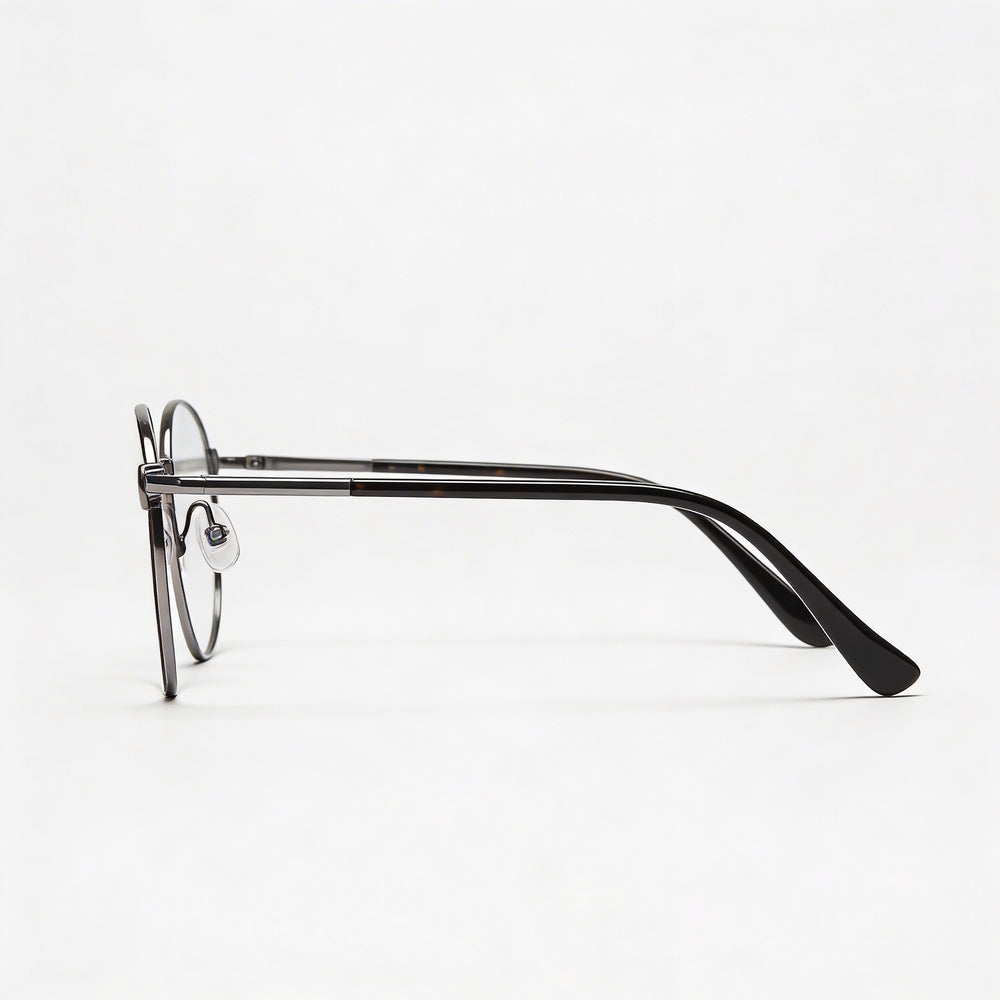 Monturas de gafas de metal para hombre Banana Republic Donn en gris Havana, lente 48 mm, puente 20 mm, patilla 140 mm
