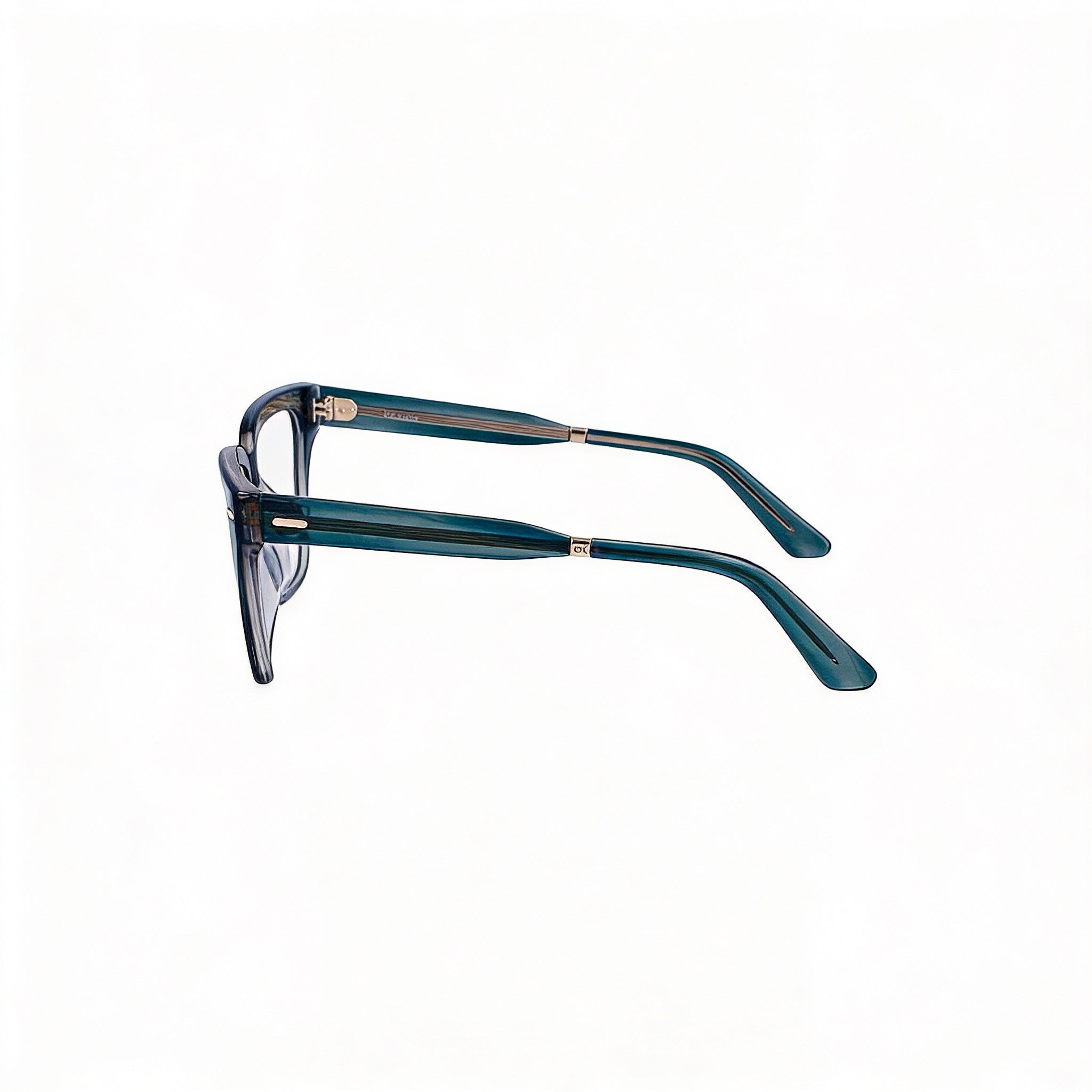 Calvin Klein Ck22539 Unisex Multicolored Metal Polarized Sunglasses with Petrol Lenses 54mm, Photo 3
