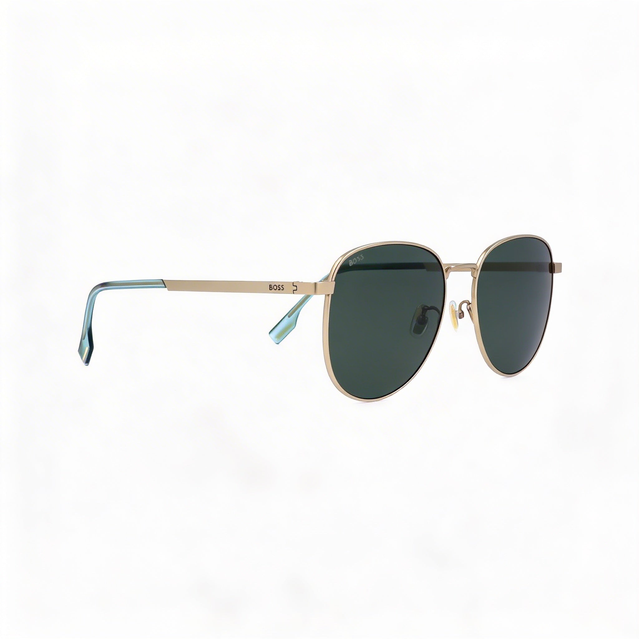 Hugo Boss Modern Women's Stainless Steel Frame Matte Gold UV Protection Sunglasses 57mm, Photo 3