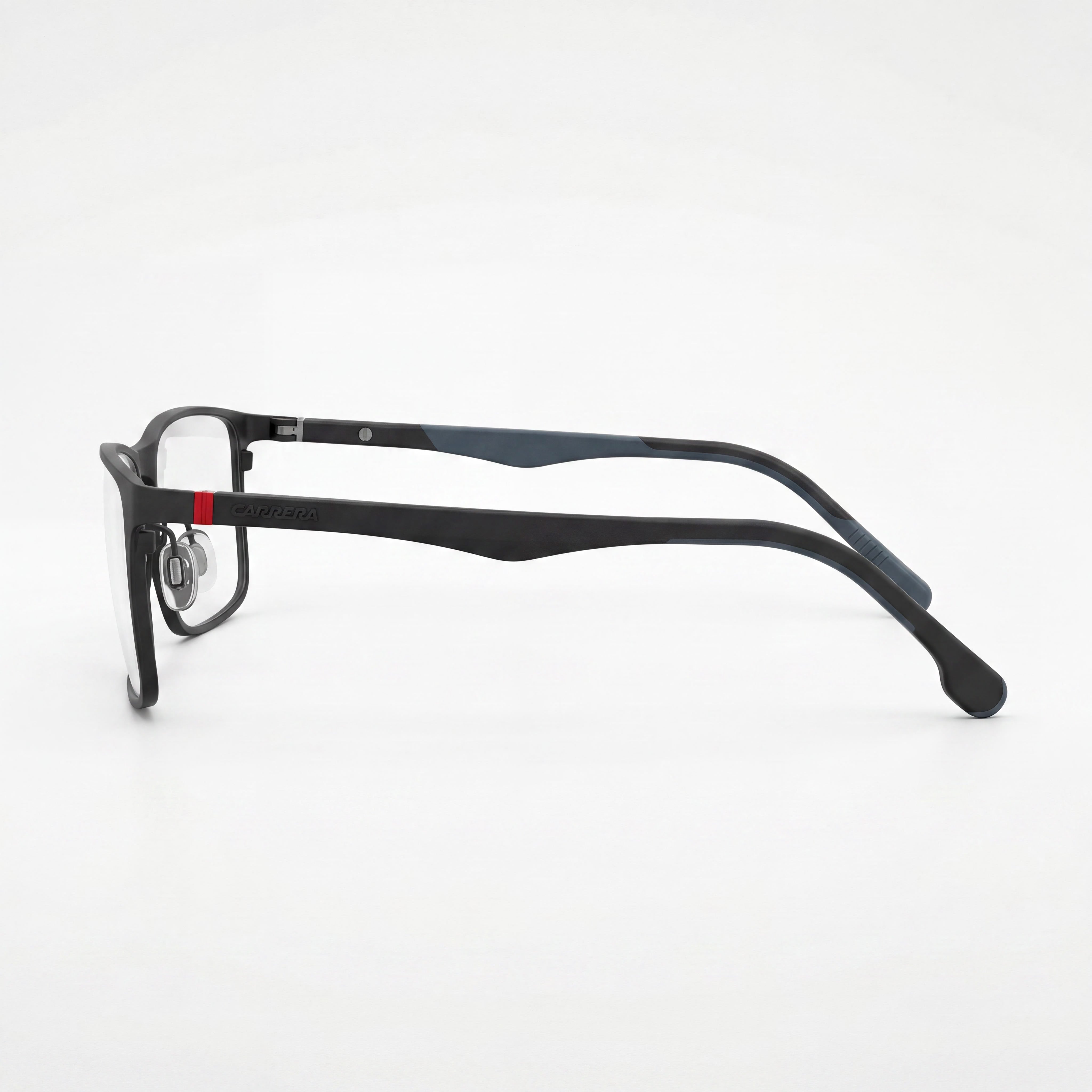 Carrera 8827/V Unisex Rectangular Alloy Steel Eyeglasses Matt Black 55mm, Photo 2