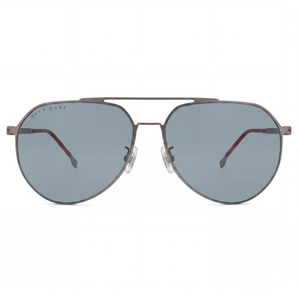 Gafas de sol Hugo Boss BOSS 1404/F/SK rutenio mate para hombre, 61 mm