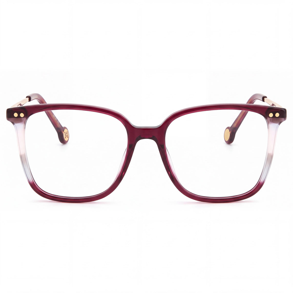 Carolina Herrera Casual Women's Burgundy Havana Magnesium Frame Eyewear 53mm Lens, 16mm Bridge, 145mm Temple, Photo 2