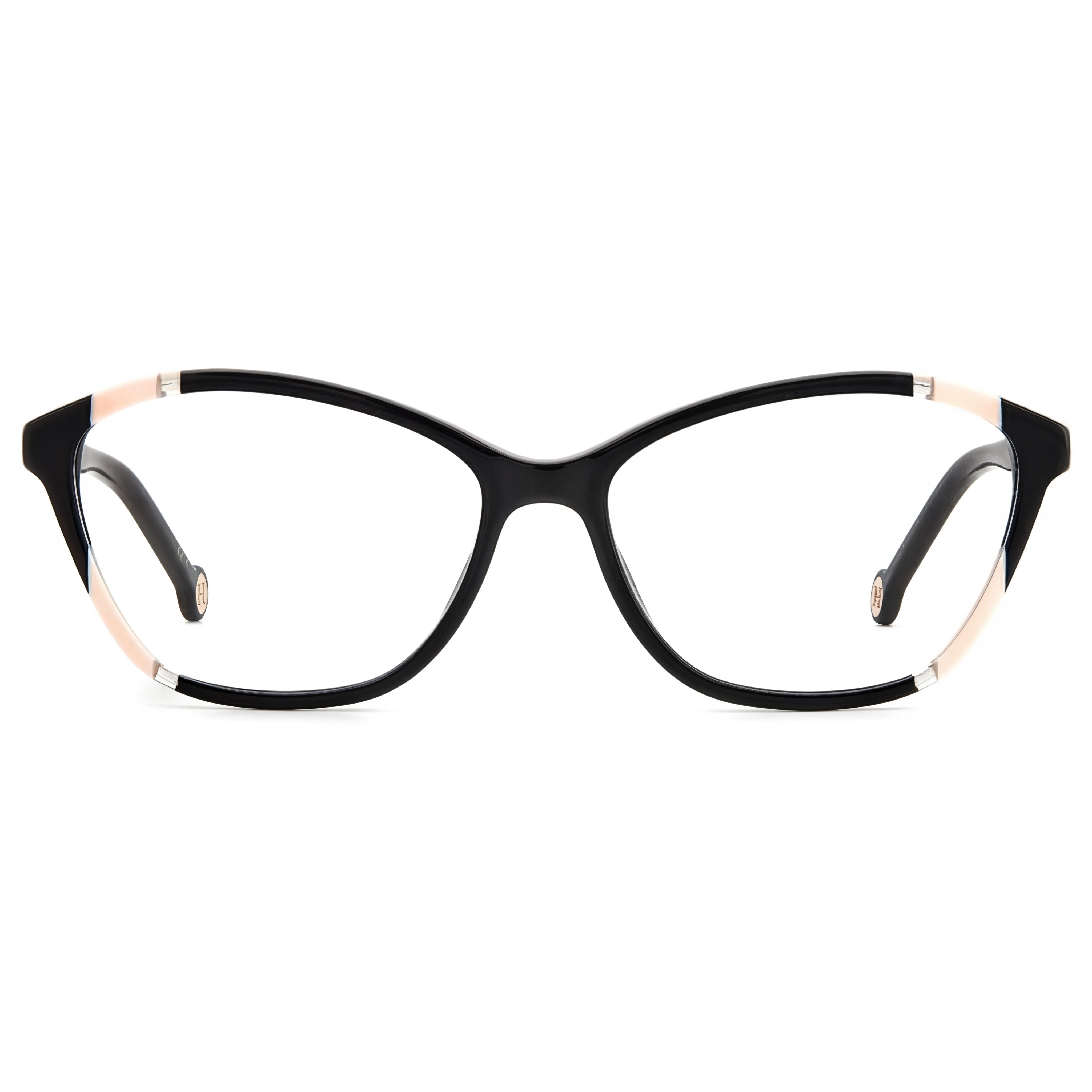 Carolina Herrera Her 0122 Women's Modern Black Nude Acetate Frame Non-Polarised Sunglasses 55mm, Photo 2