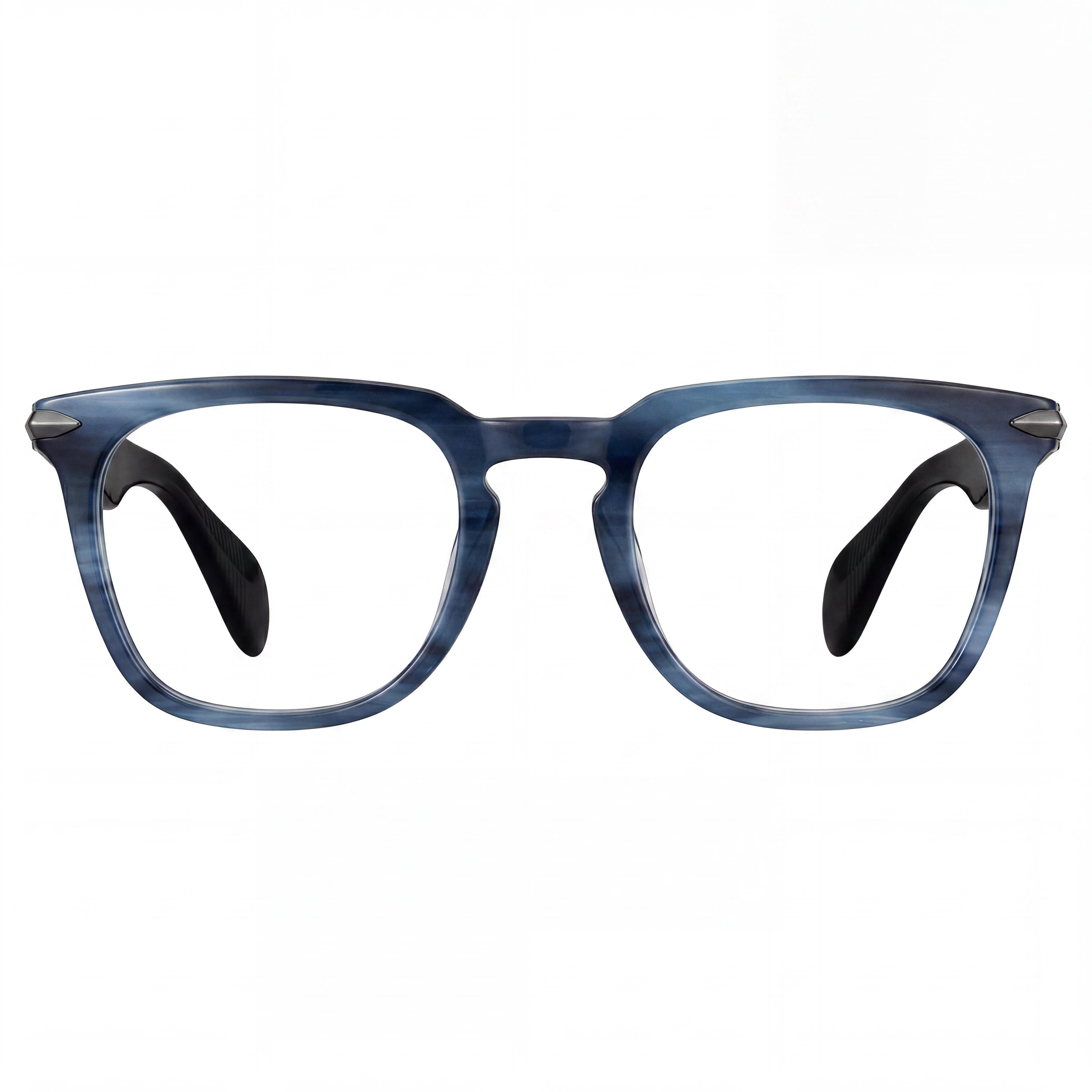 Rag & Bone Rnb 7008 Unisex Acetate Eyewear, Blue Havana Frame & Polycarbonate Non- Lenses, 49mm, Photo 2