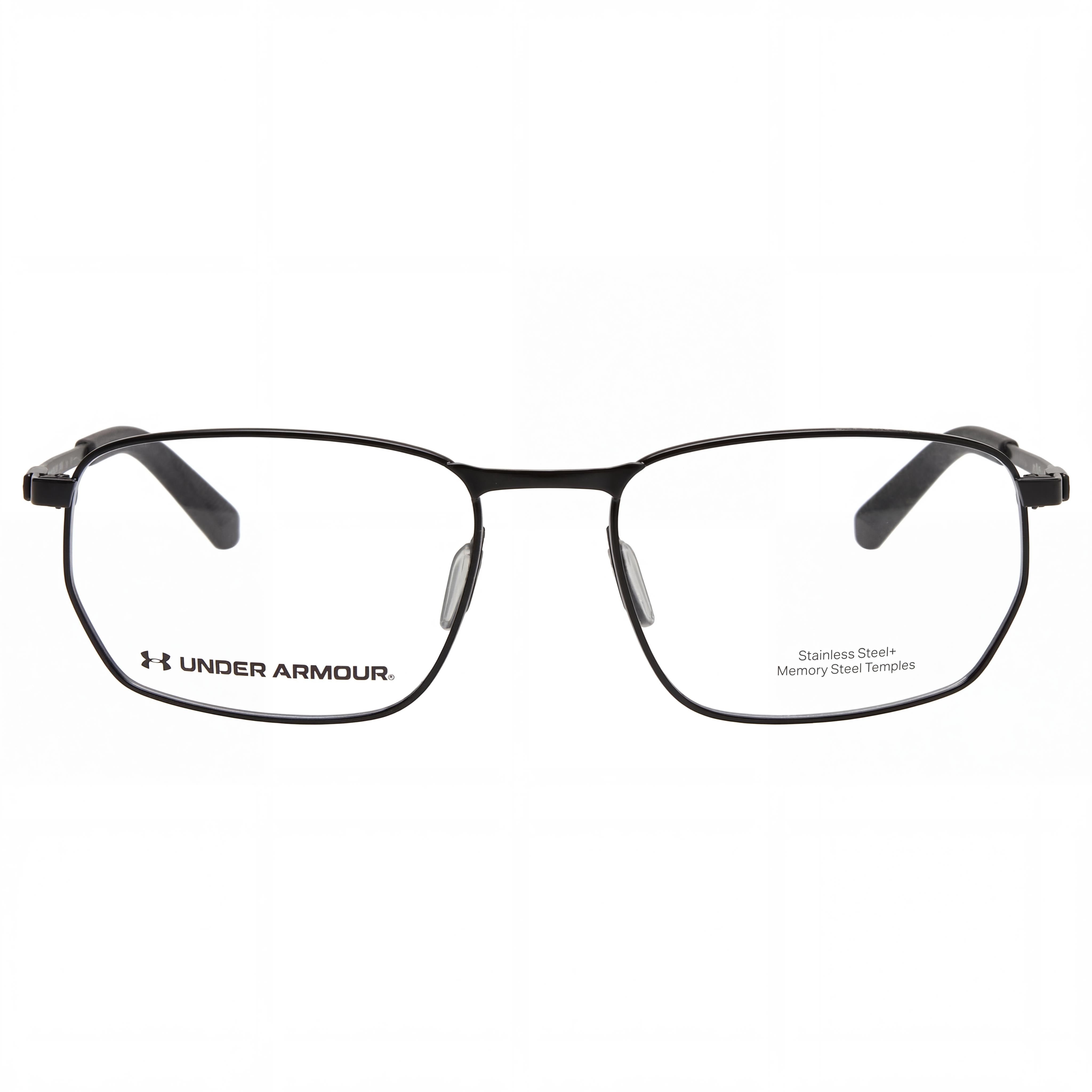 Under Armour UA 5046/G Matt Black Rectangle Eyeglasses for Men, 55mm, Photo 2