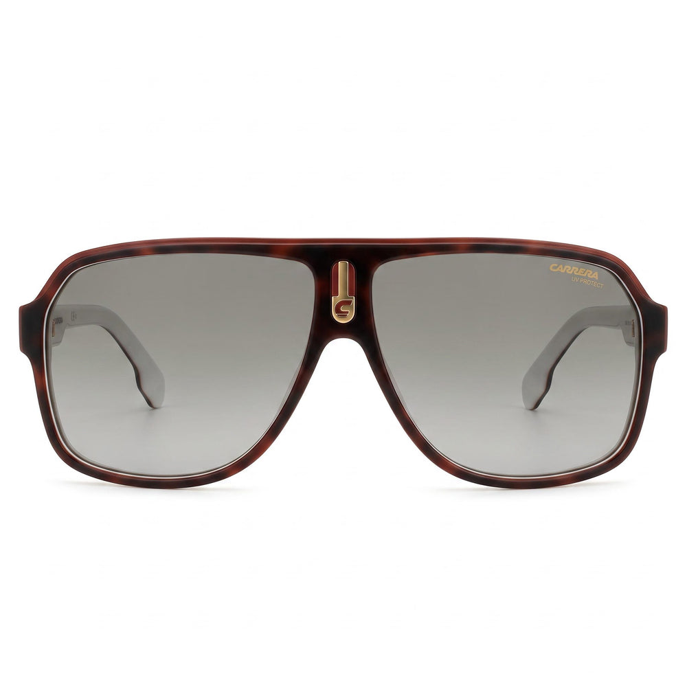 Gafas de sol de aviador Carrera CA1001/S marrón/blanco para hombre
