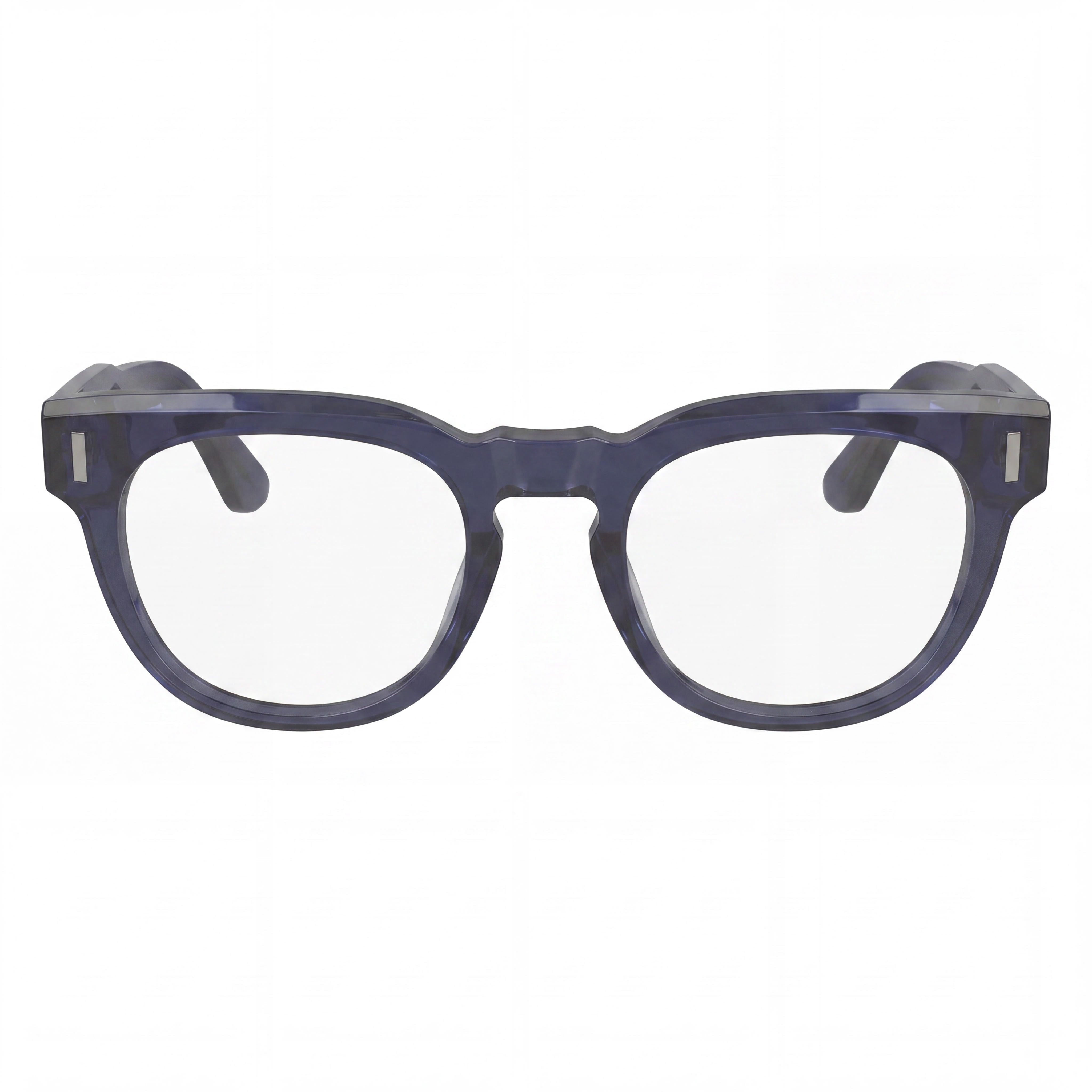 Gafas de sol unisex Calvin Klein Ck23542 con montura de acetato, lentes azules y montura azul, ancho de lente de 49 mm, Photo 2