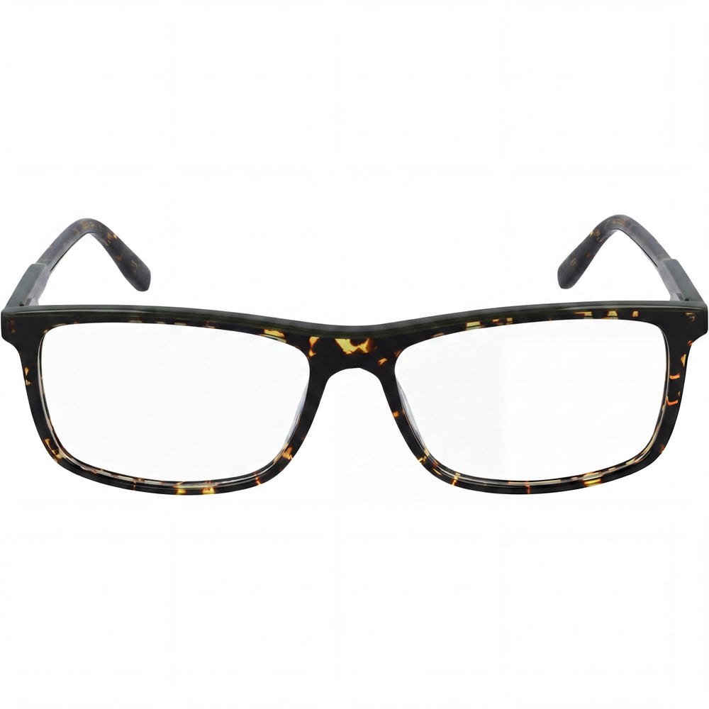 Gafas de vista Lacoste L2860 215 para mujer, montura completa, de plástico, rectangulares, color verde militar habana, 55 mm