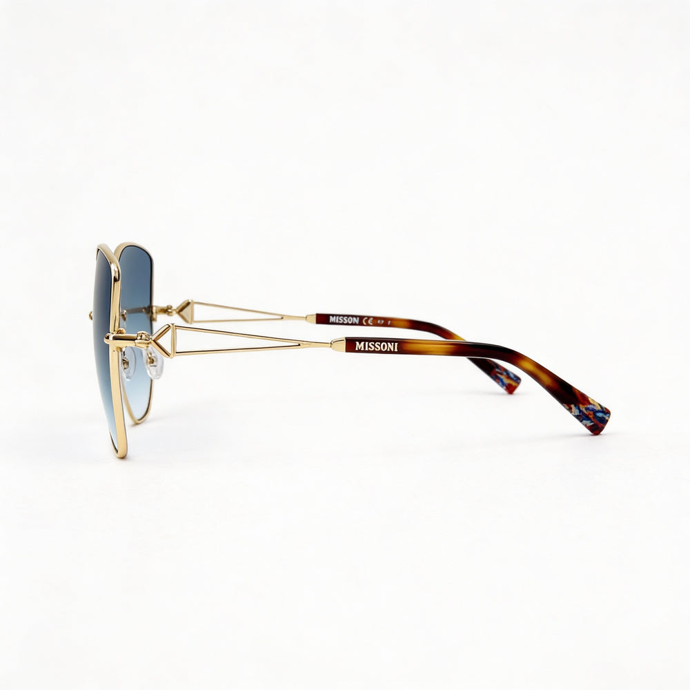 M Missoni MIS 0052/S Women's Stainless Steel Butterfly Rose Gold UV Sunglasses 57mm