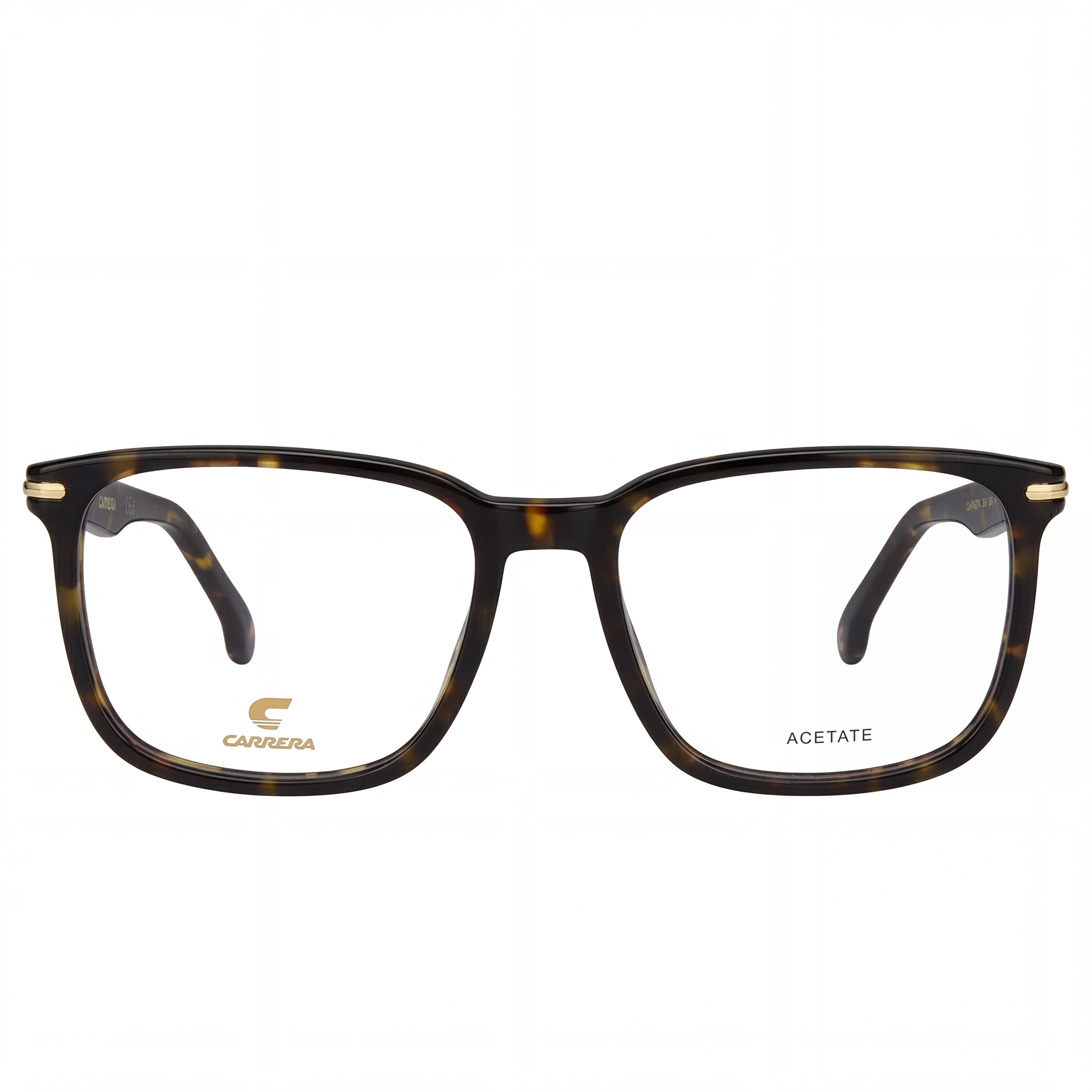 Carrera 309 Men's Casual Style Havana Acetate Frame Eyewear with Plastic Lenses, 54mm Lens, 18mm Bridge, 145mm Temple, Photo 2