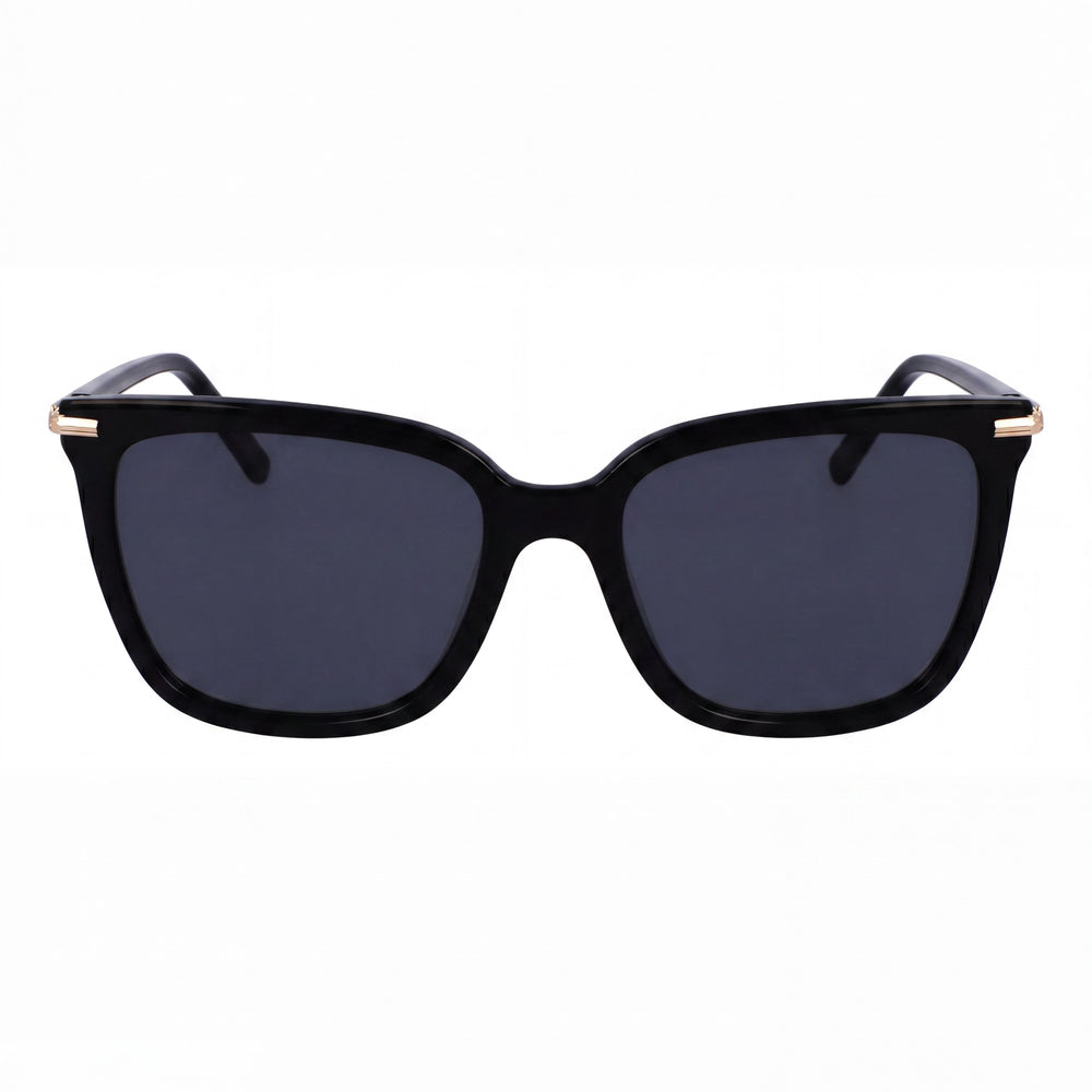 Ferragamo Sf2037s Men's Black Titanium Frame Eyewear with Polycarbonate Protection Lenses, 56-18-145mm