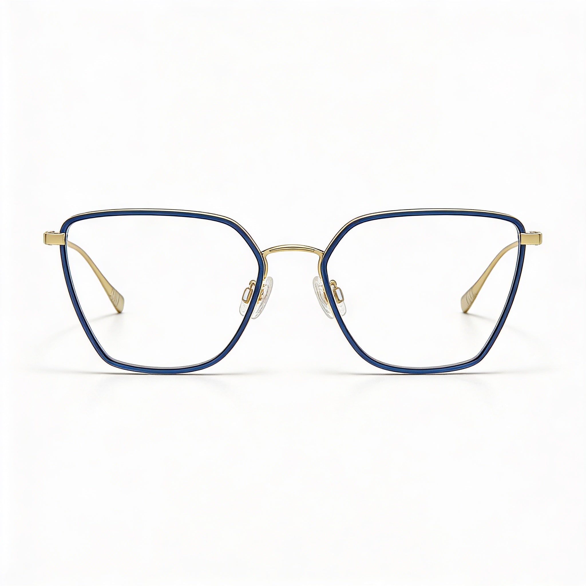 rag & bone Rnb3028 Women’s Stainless Steel Gold Blue Eyewear 55mm, Photo 2