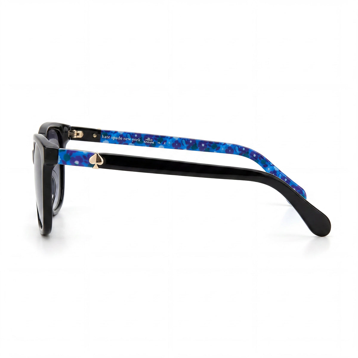Gafas de sol de protección UV con marco de plástico azul gris sombreado Tabitha/S de 53 mm para mujer de kate spade new york, Photo 3