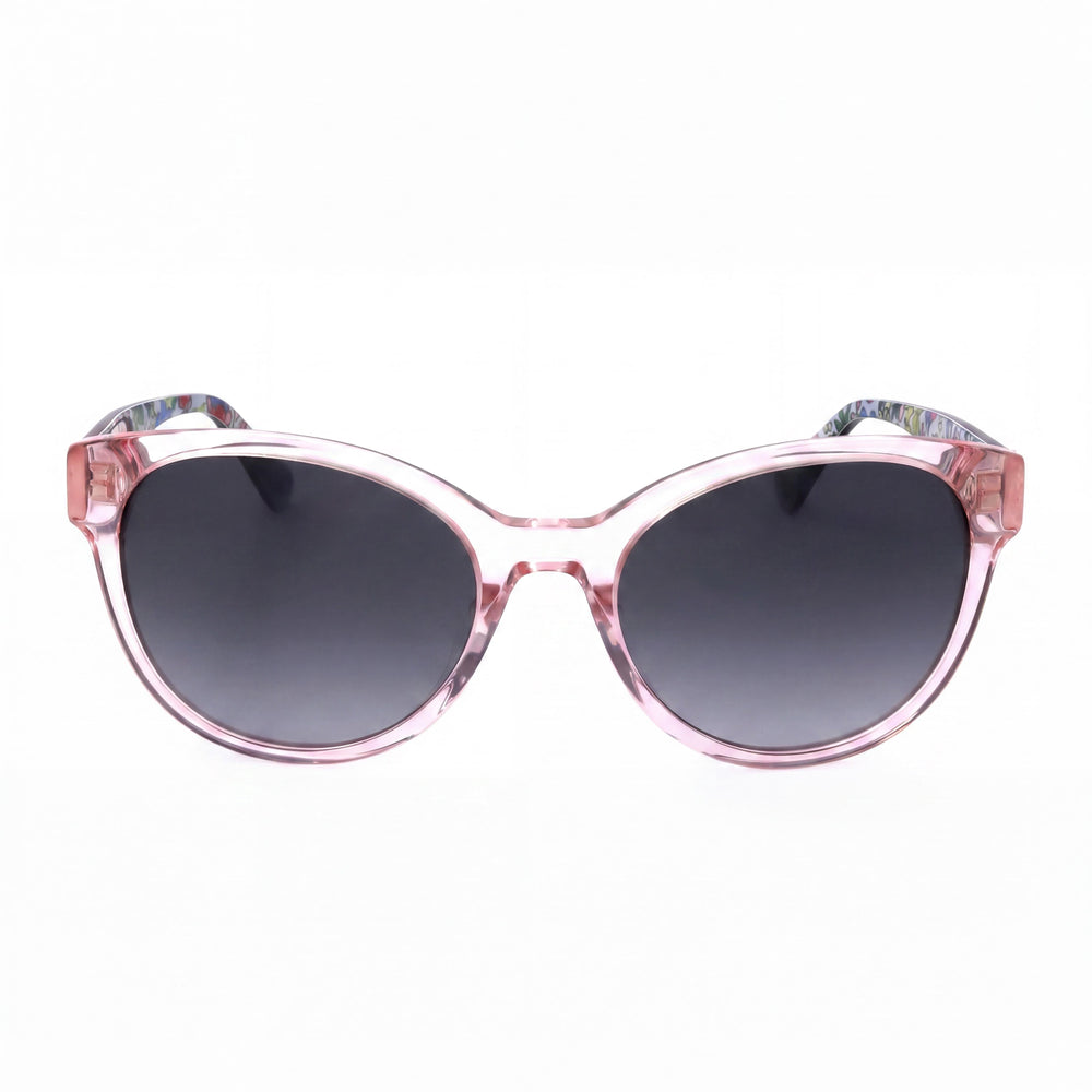 Kate Spade New York Seasonal Women's Sunglasses with Pink Grey Plastic Frame and UV Protection 55mm