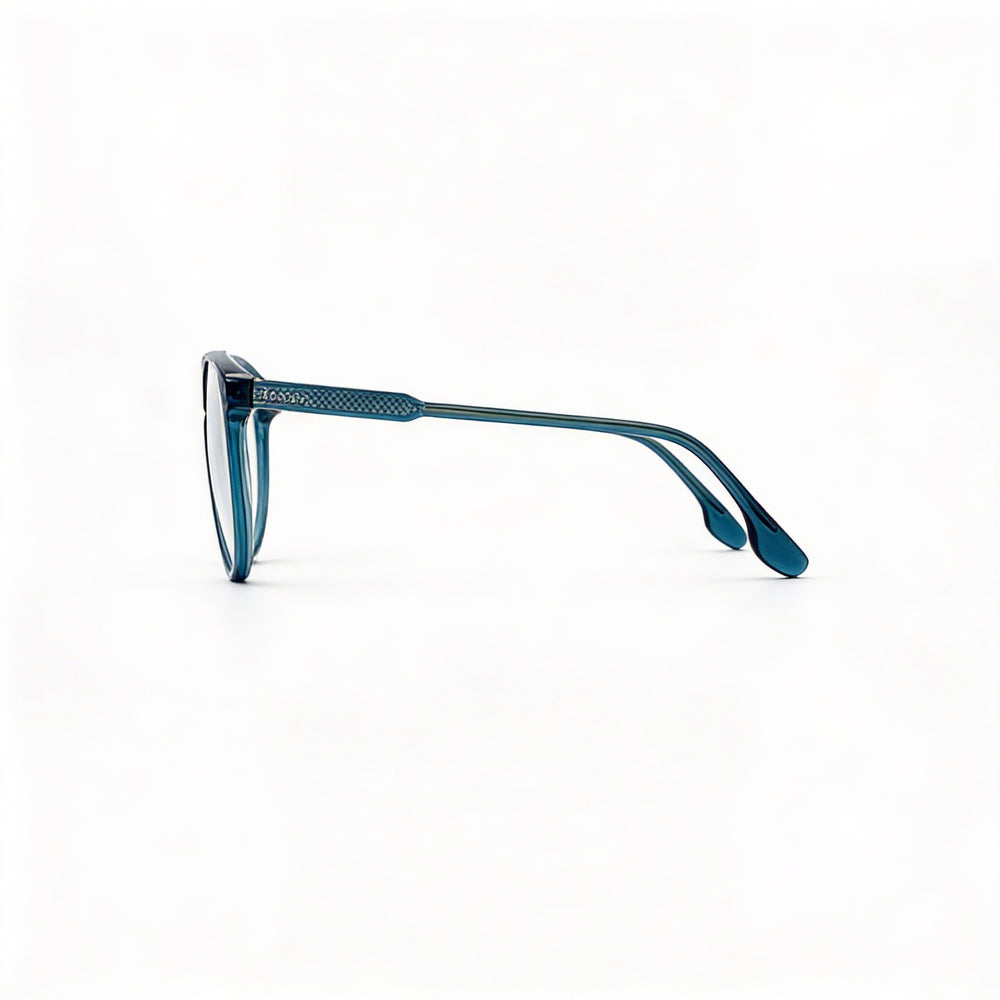 Victoria Beckham Vb2602, modelo de gafas para hombre con montura verde azulado y lentes de policarbonato, tamaño 58 mm