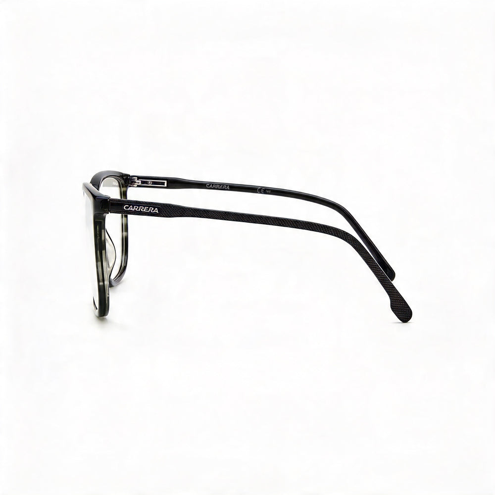 Carrera 254 Unisex Optical Eyeglasses with Grey Horn Plastic Frame, Polycarbonate Lenses, 56mm Lens Width