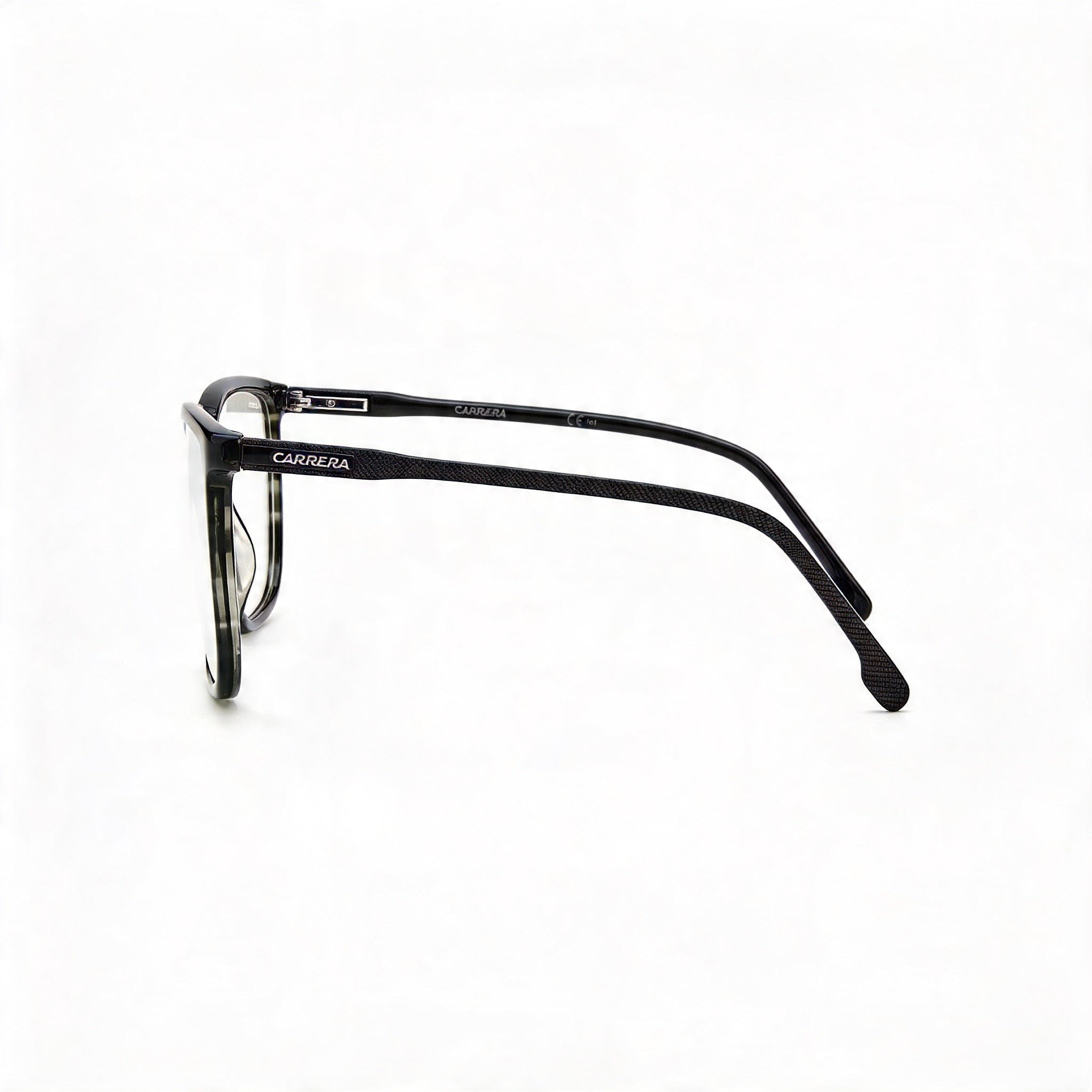Carrera 254 Unisex Optical Eyeglasses with Grey Horn Plastic Frame, Polycarbonate Lenses, 56mm Lens Width, Photo 3
