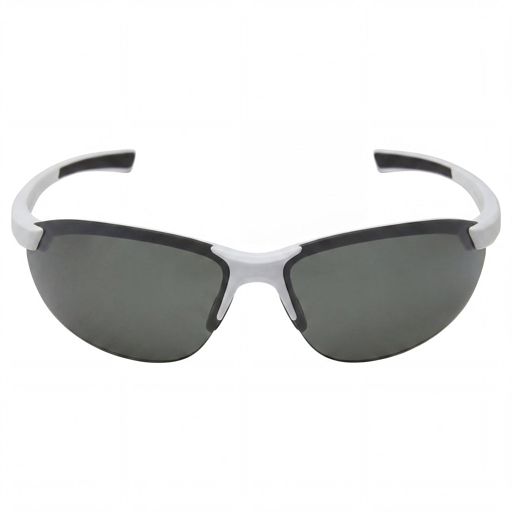 SMITH Parallel 2 Carbonic Polarized Sunglasses, Matte White Polyamide, Platinum Mirror Lenses, Unisex 71mm UV Protected