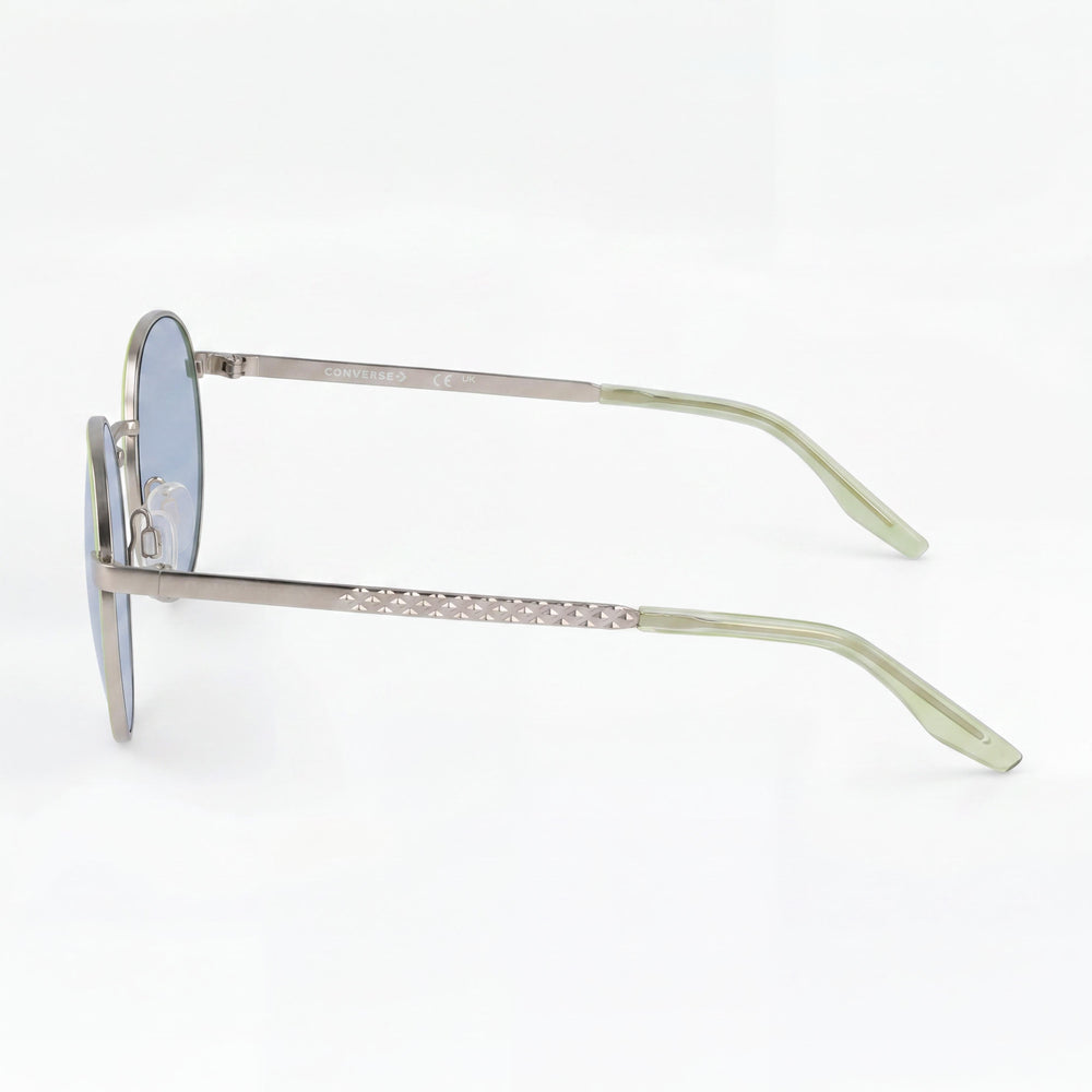 Converse CV107S FOXING II Women's Classic Style Acetate Sunglasses Satin Silver Vitality Green 51mm