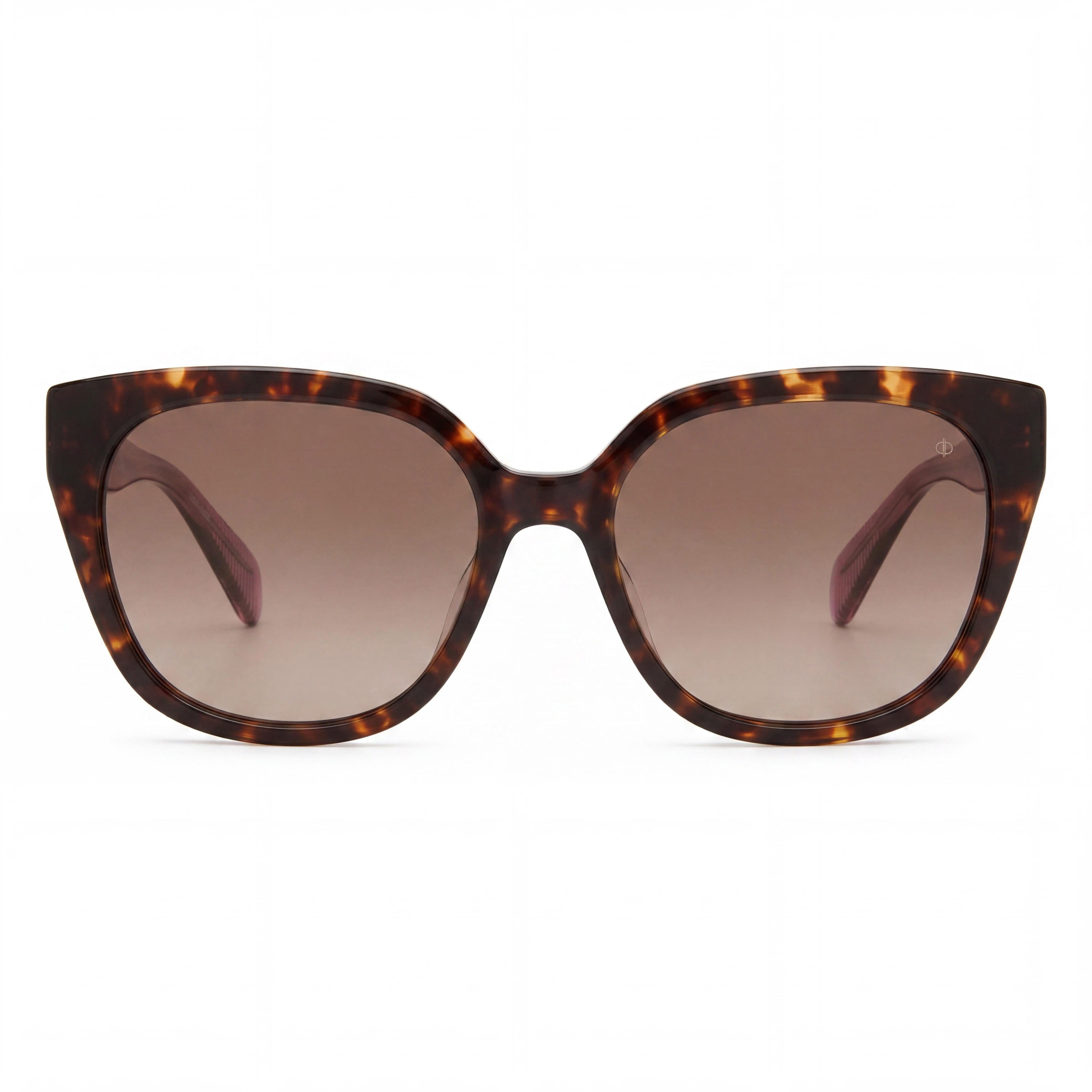 Rag & Bone Classic Havana Rectangle Sunglasses for Women, 56mm, Photo 2