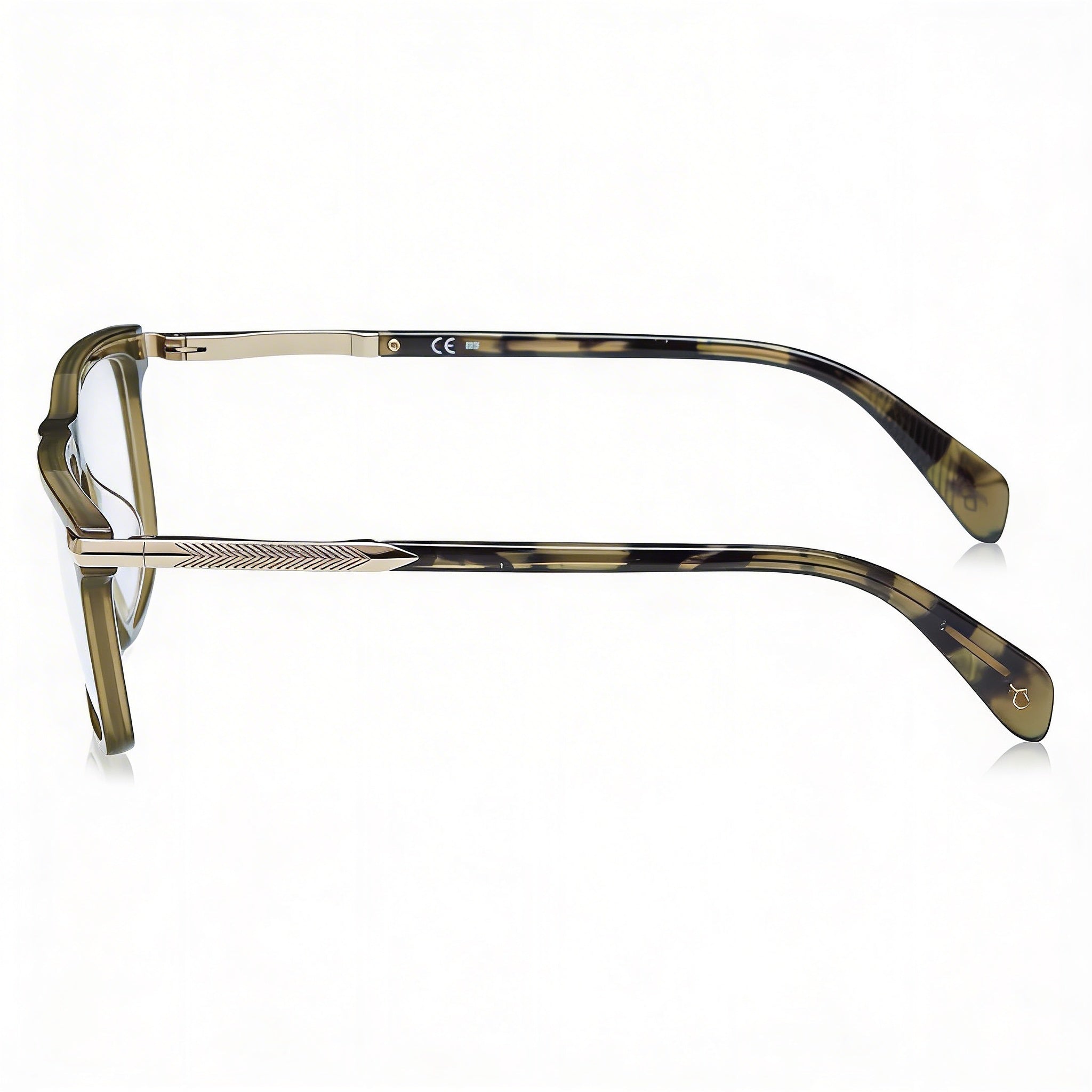 Rag & Bone Modern Women's Sunglasses, Acetate Olive Frame, Non-Polarized Polycarbonate Olive Lenses, 53mm, Photo 2