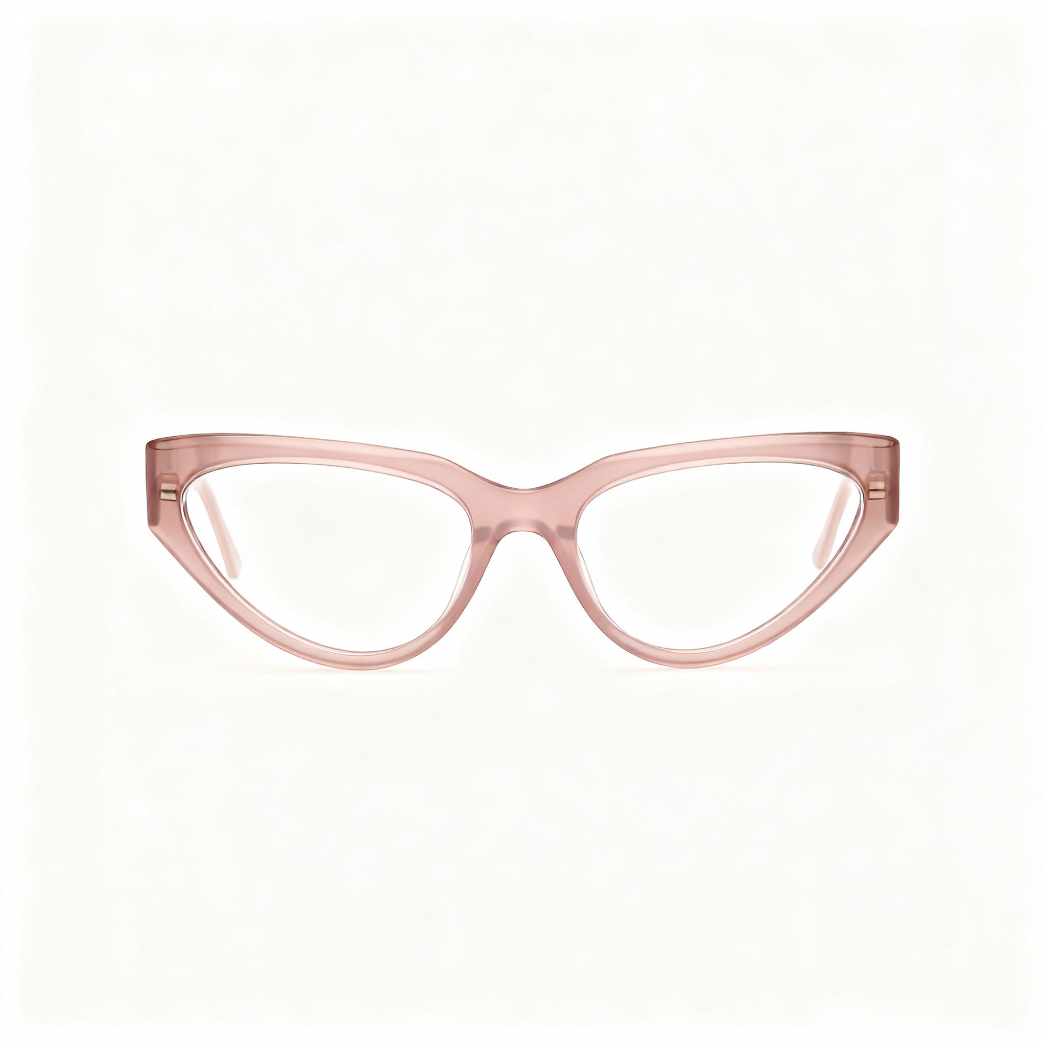 GUESS Gu50113 Women's Cat Eye Beige Monocolour Plastic Optical Glasses 53-18-145