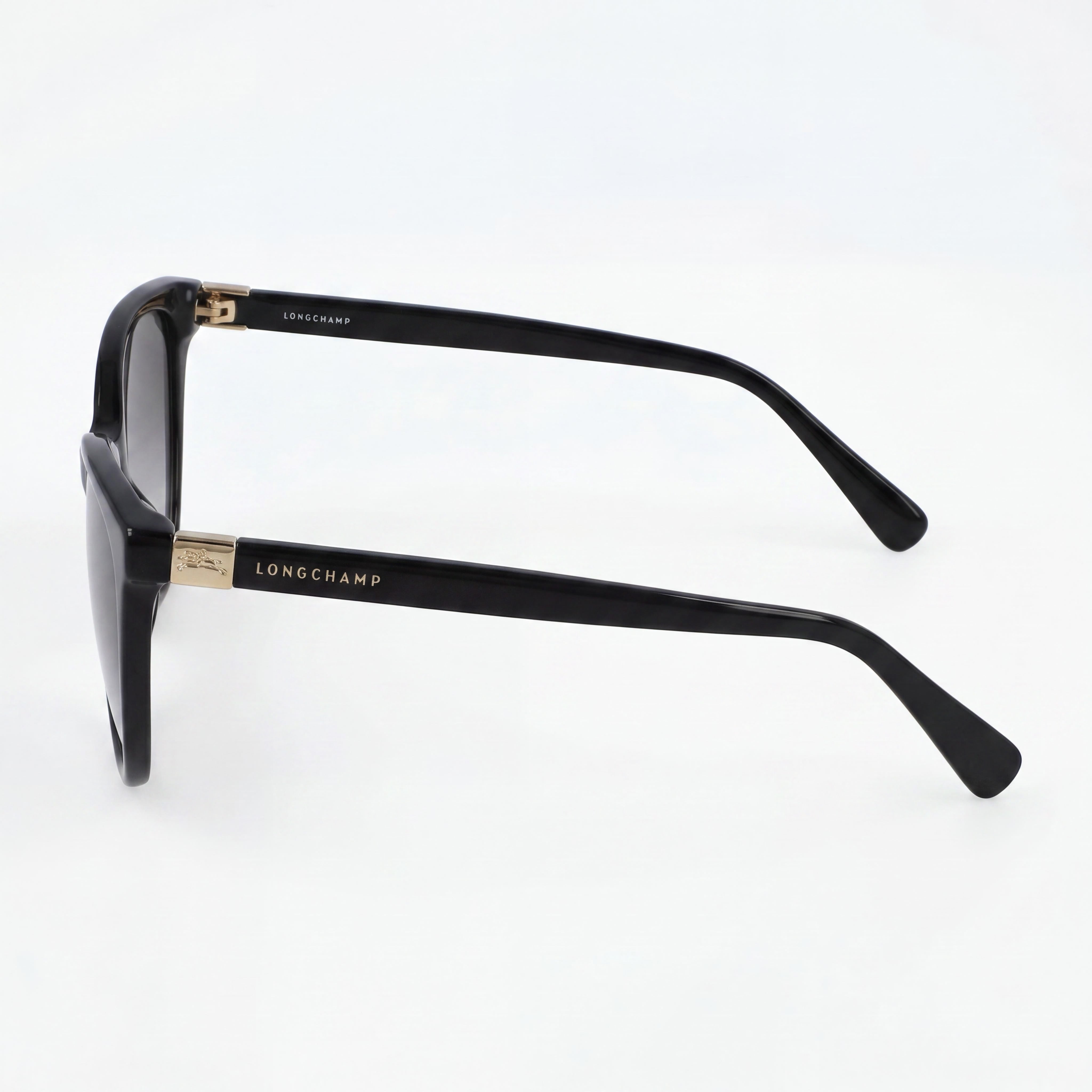 Longchamp LO659S Women's Cat Eye Black Plastic Grey Gradient UV Protection Sunglasses 57-16-140, Photo 3