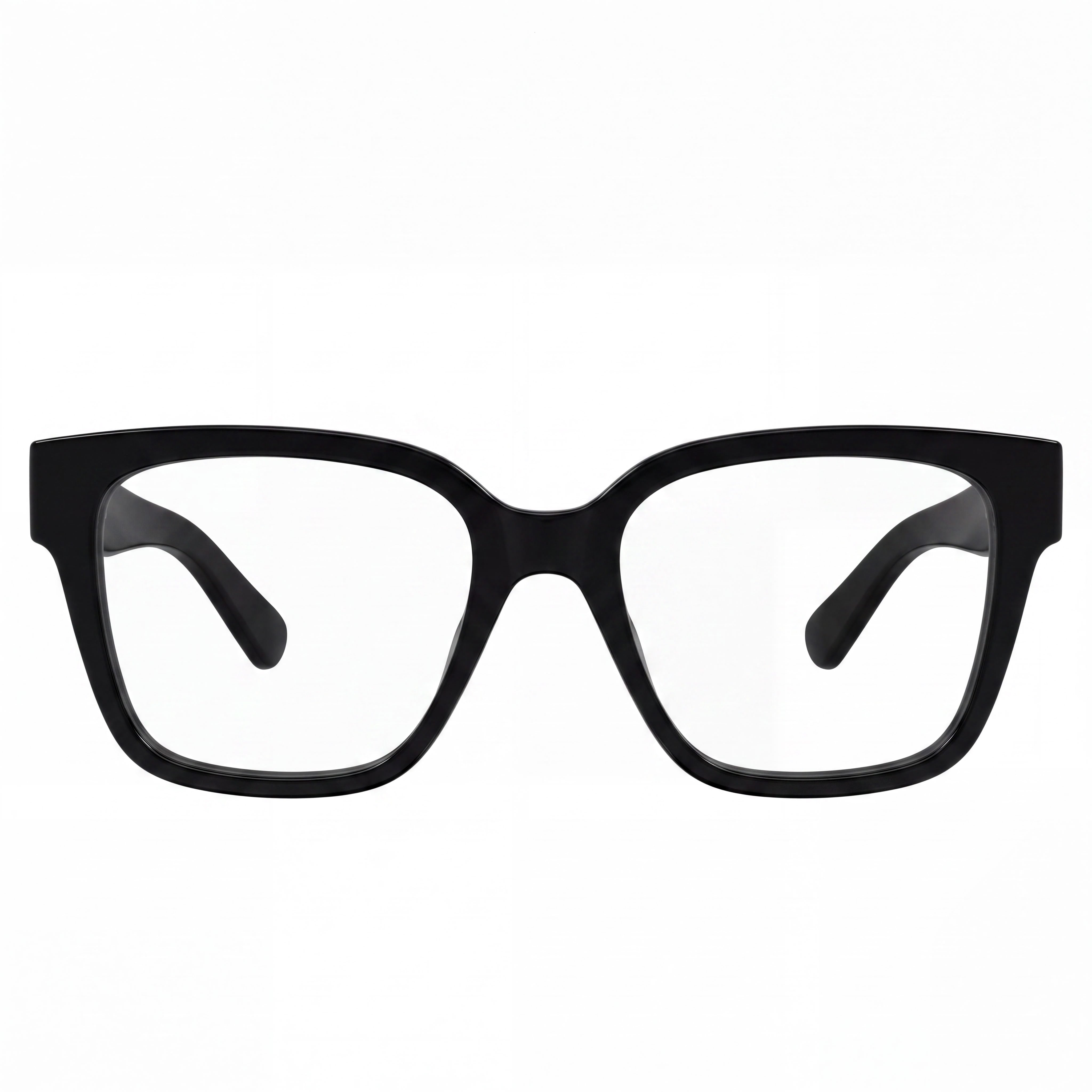Gucci GG1791O Unisex Black & Transparent Acetate Squared Cat-Eye Multicolor Lens Eyewear 53mm, Photo 2