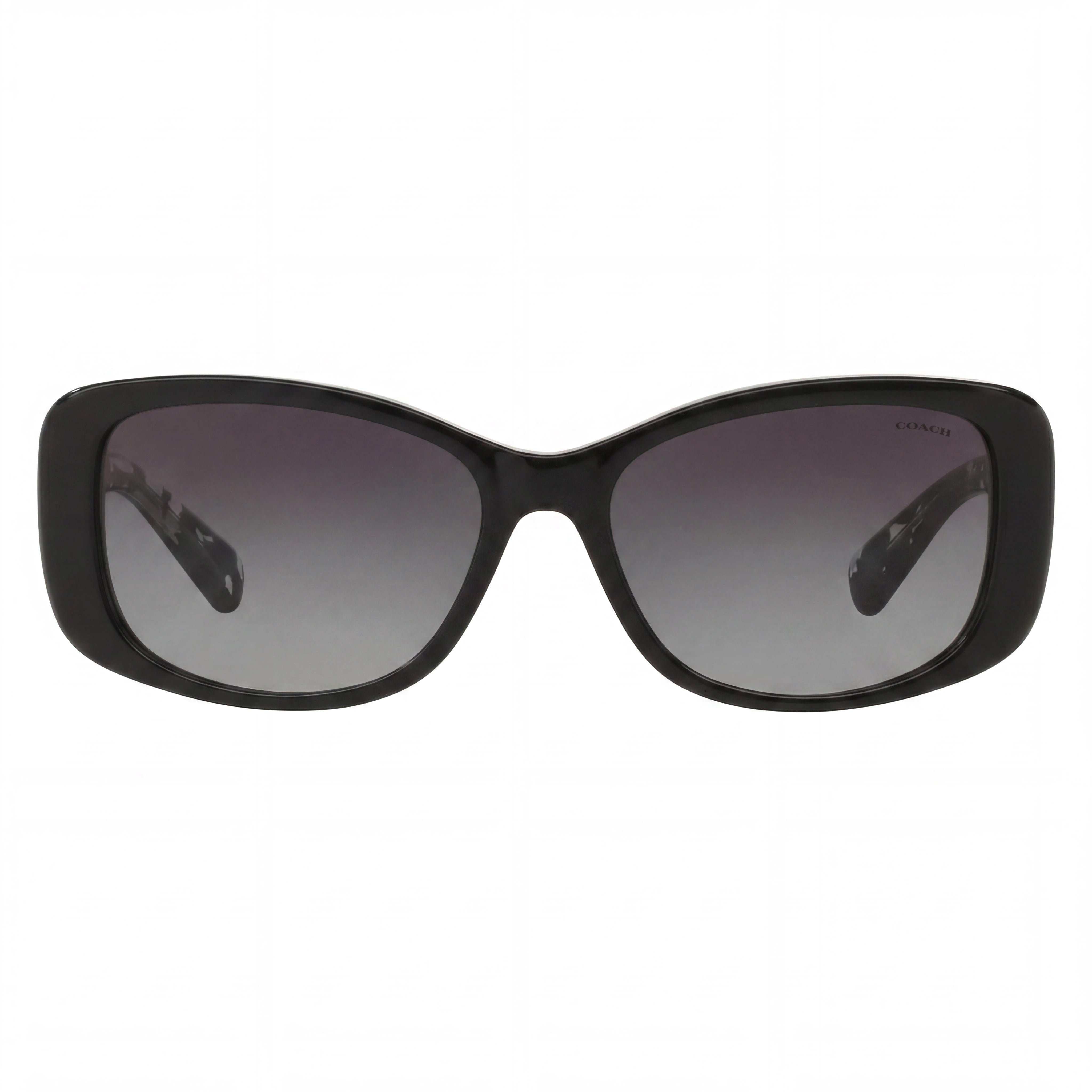 Coach Hc8168 Dark Tortoise Rectangle Sunglasses for Women, 56mm, Photo 2