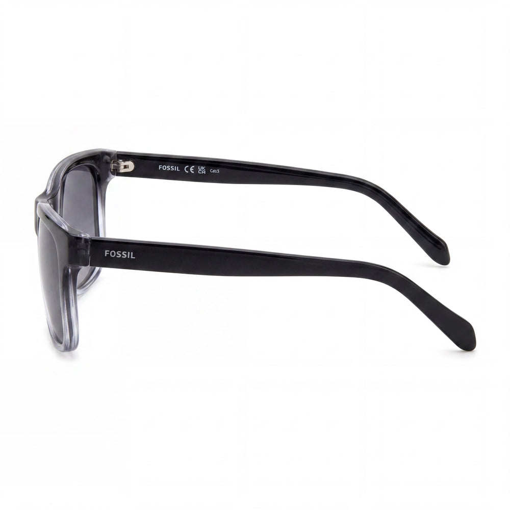 Fossil FOS 3160/S Gafas de Sol Casuales para Hombre, Montura de Propionato de Cristal Negro Degradado, Lentes de Policarbonato 55-19-145