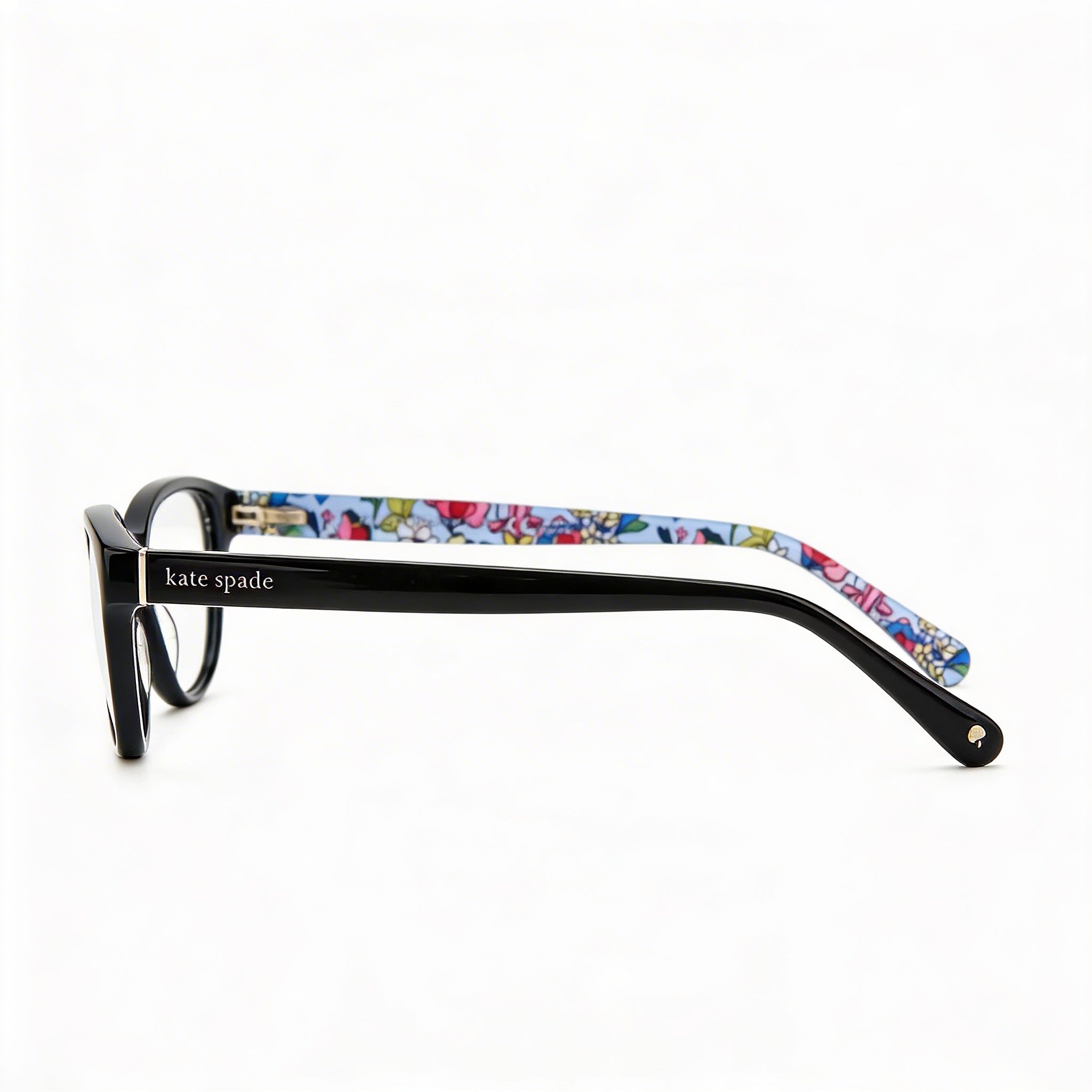 Gafas Ópticas Casuales de Acetato Negro kate spade new york para Mujer, Talla 51/16/140, Photo 3