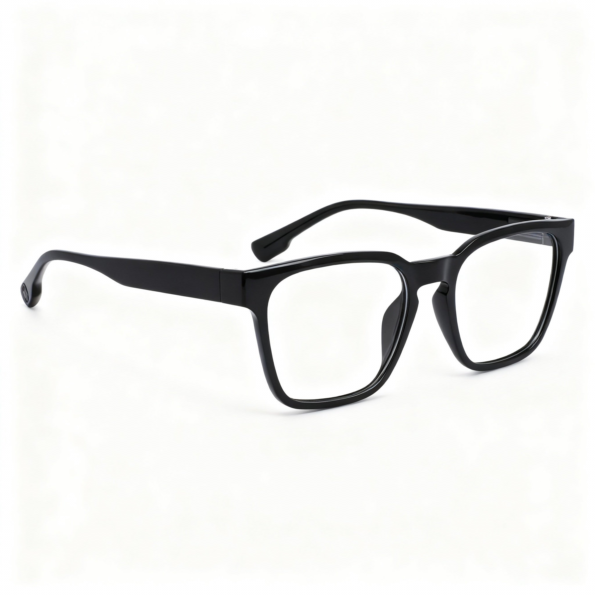 MCALLISTER Mc4510 Men's Black Metal Frame Prescription Eyeglasses with Polycarbonate Polarized Clear Lenses 54-18-145, Photo 3