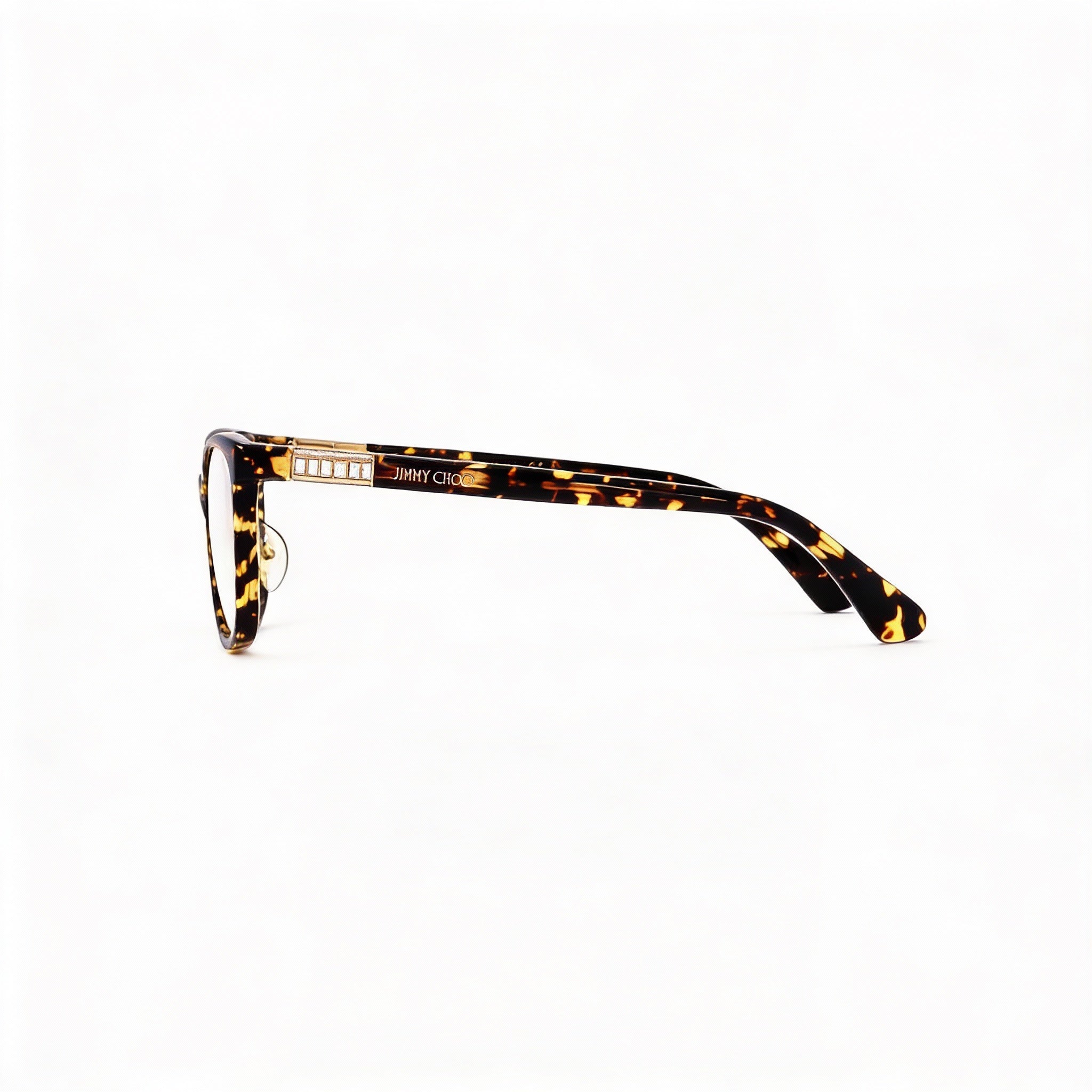 JIMMY CHOO Modern Women's Havana Acetate Polarized Sunglasses 55mm Lens Width 16mm Bridge 140mm Temple, Photo 3