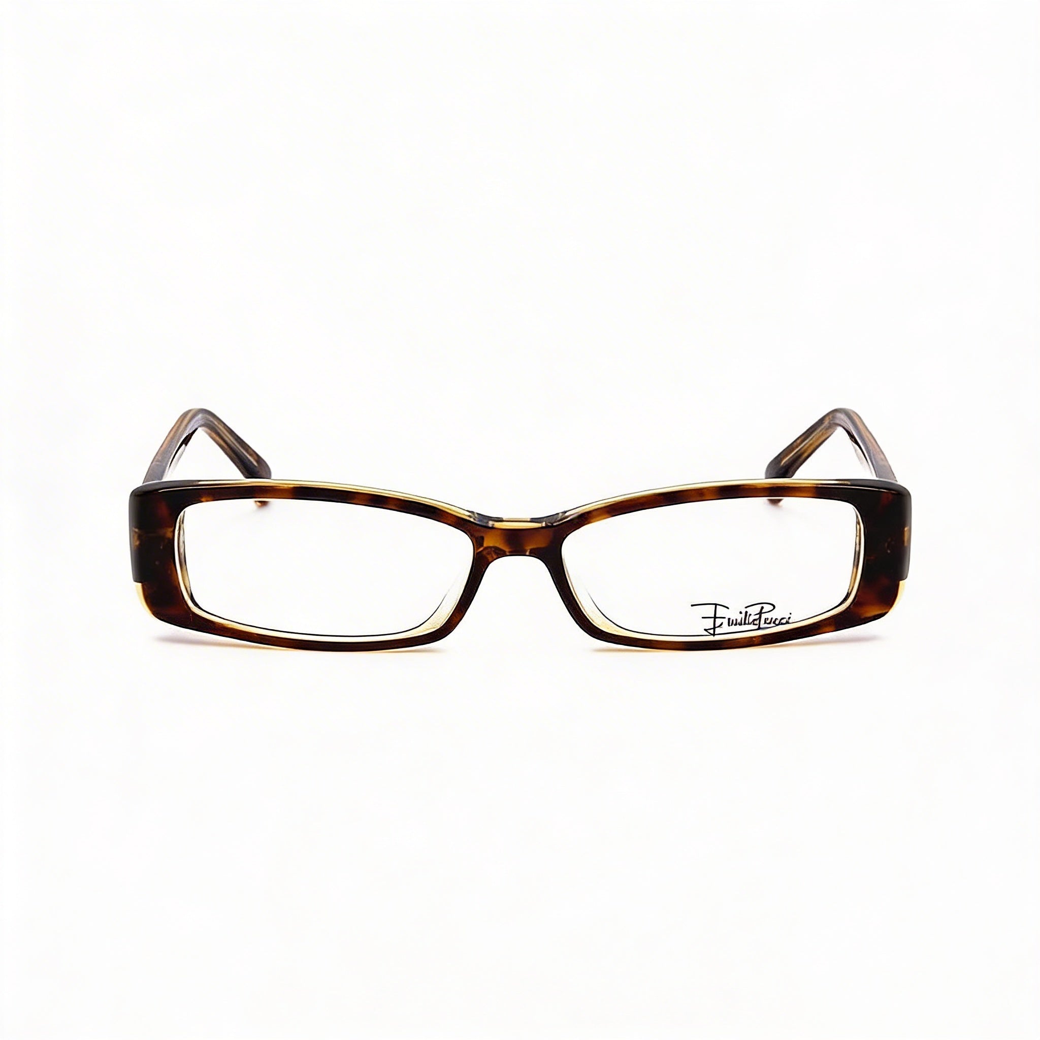 Emilio Pucci Ep2655 Unisex Eyeglasses, featuring an Orange-colored Composite Frame, with a 51mm Lens Width, Photo 3