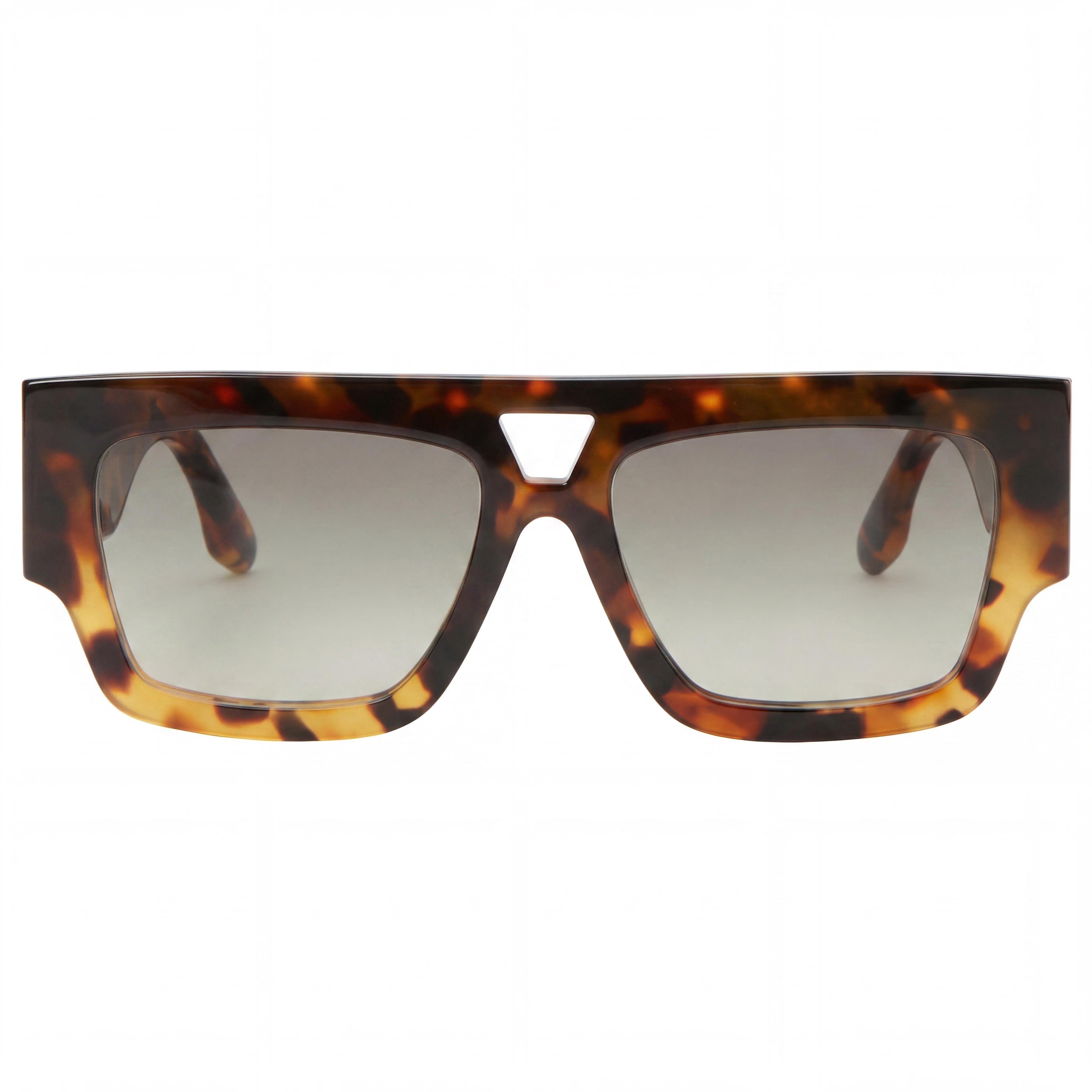 Gafas de sol Victoria Beckham Modern VB651S para hombre, color habana oscuro, magnesio degradado, no polarizadas, 55 mm, Photo 2