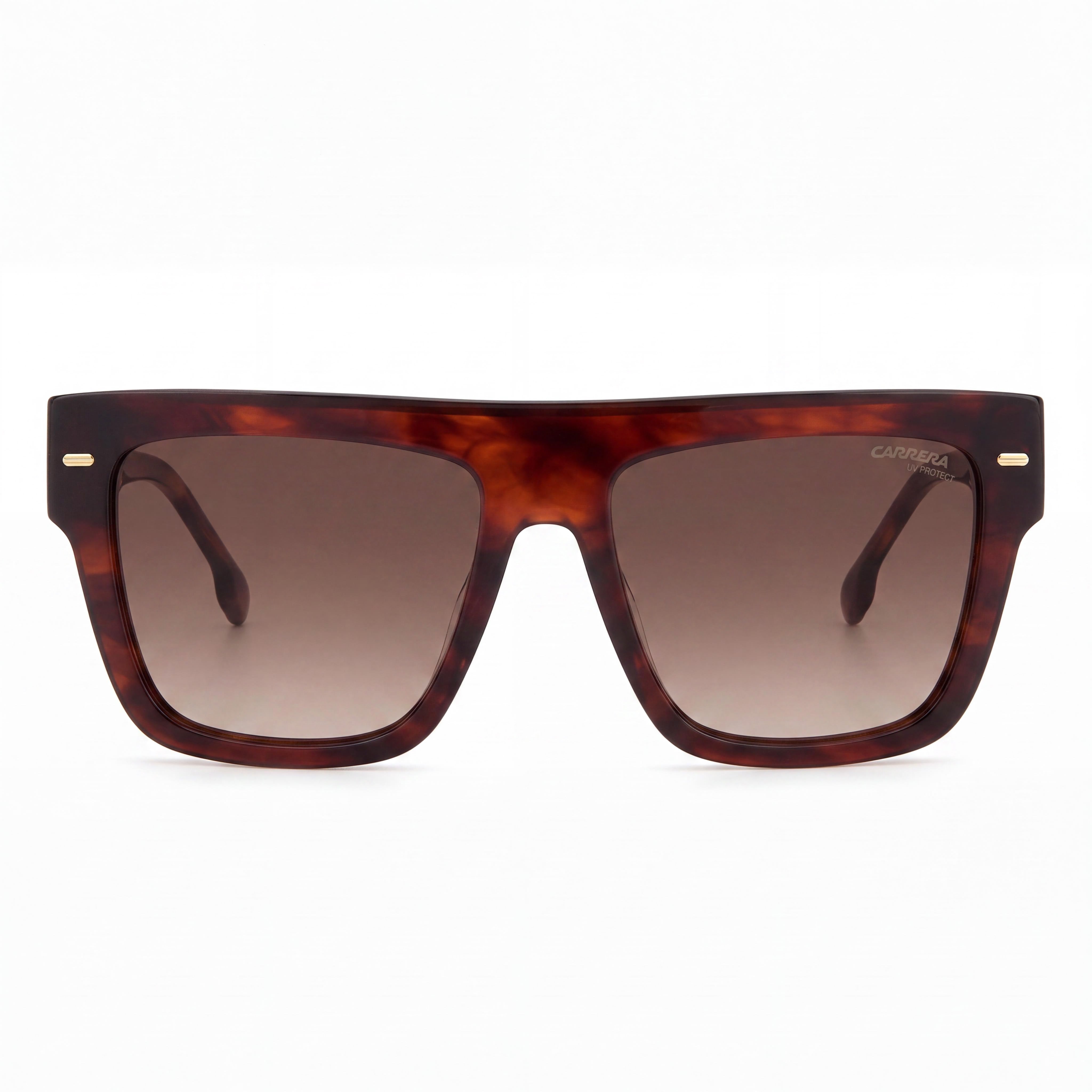 Carrera 3016/S Women's Brown Horn Polycarbonate Frame 55mm Non-Polarized UV Protection Sunglasses, Photo 2