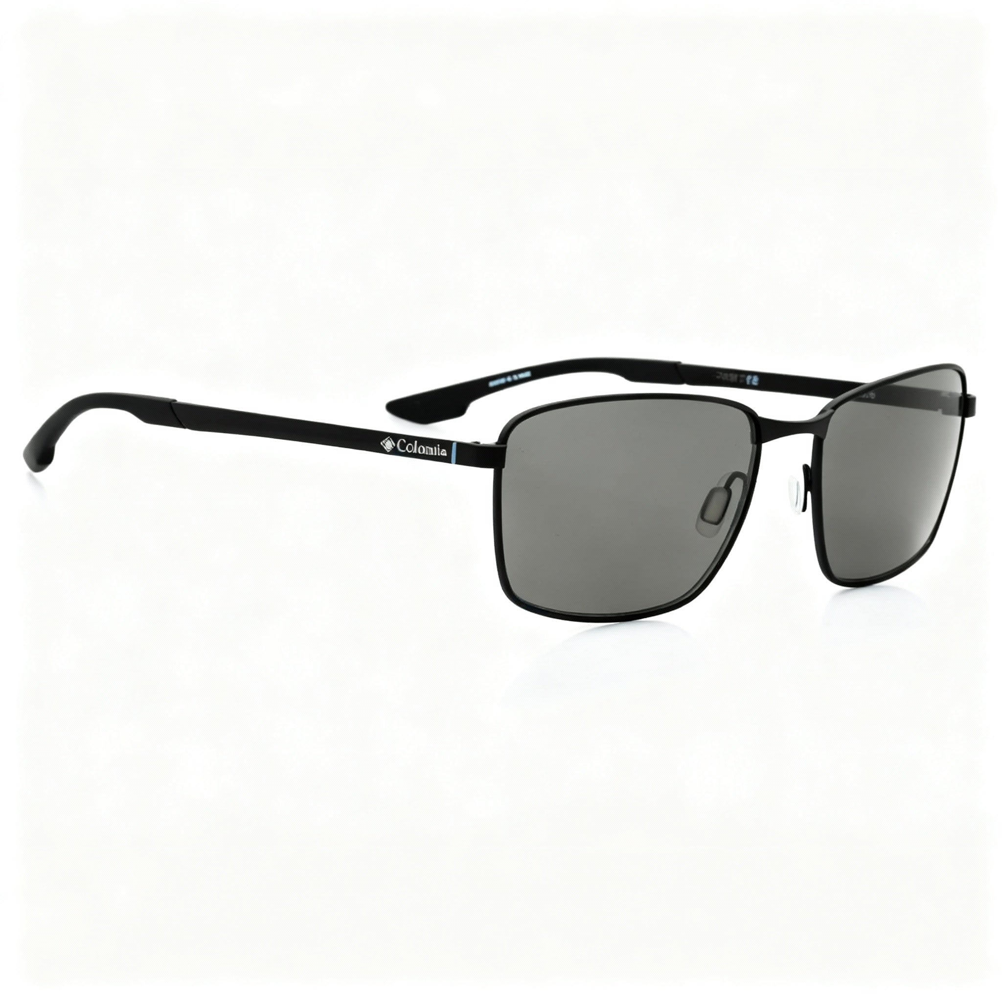 Columbia C122s Men's Satin Black Plastic Frame Non-Polarized UV Protected Acetate Lens Sunglasses 61mm, Photo 3