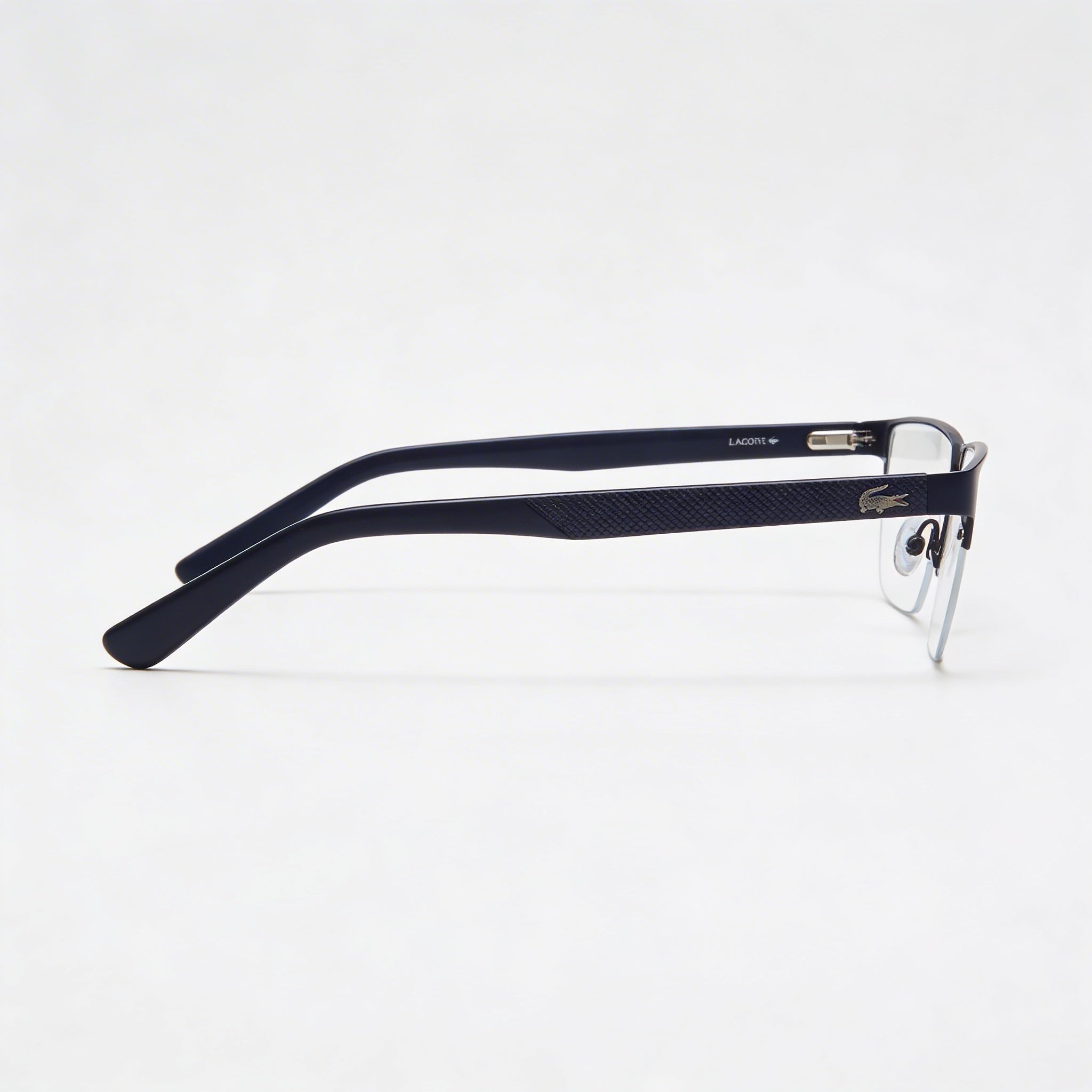 Lacoste Modern Unisex Acetate Frame Polycarbonate Non-Polarized Optical Eyeglasses Matte Blue 53mm, Photo 3