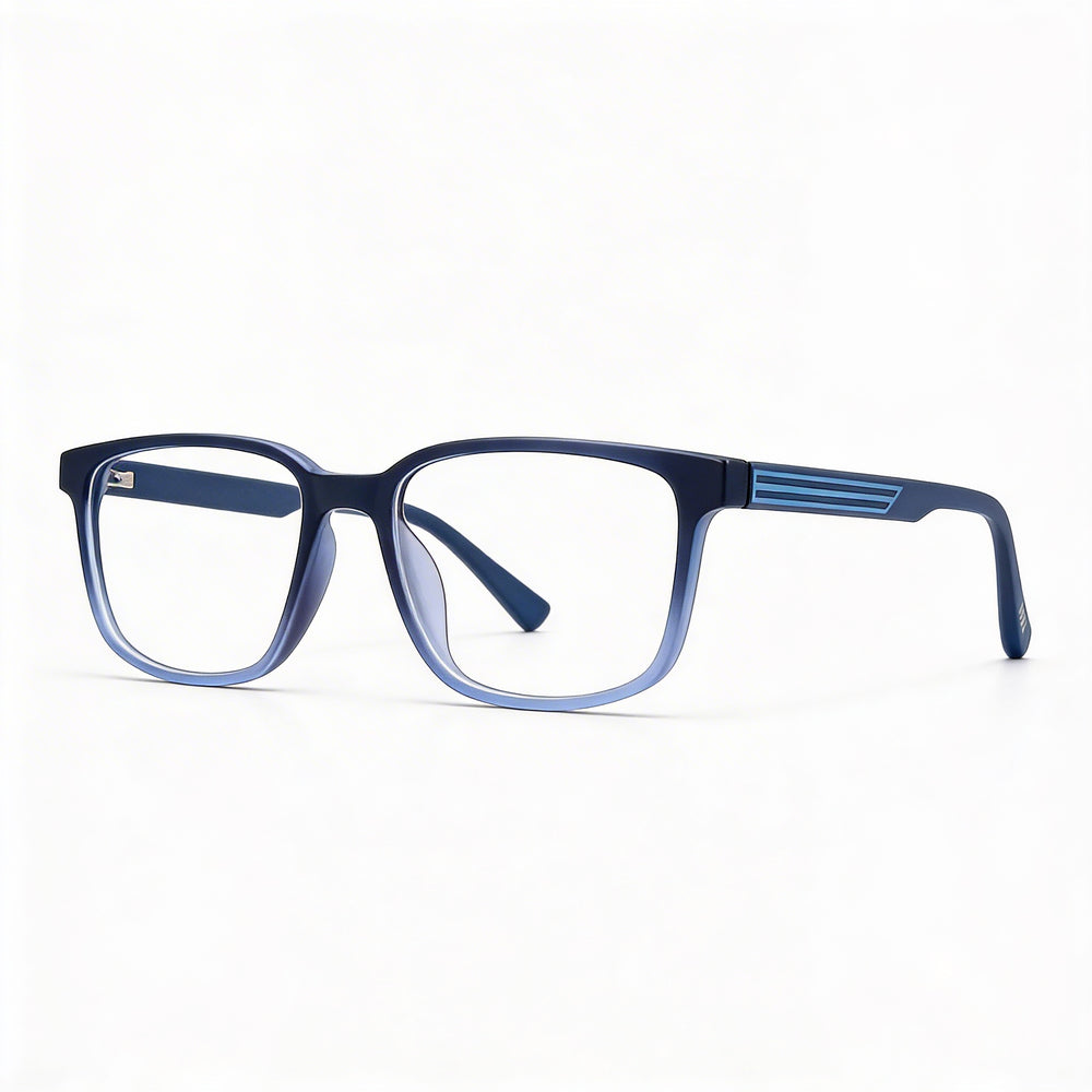 JOE Joe4102 Men's Eyeglasses Frames crafted from Acetate in Navy , featuring Polycarbonate Lenses, 54mm Lens Width