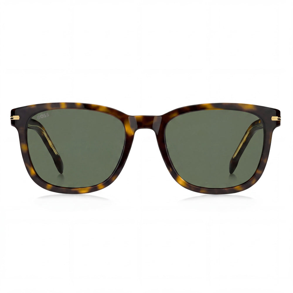 HUGO BOSS BLACK Boss 1722/G/S Rectangular Women’s Acetate Multicolour Havana 100% UV Protection Non-Polarized Sunglasses 54mm