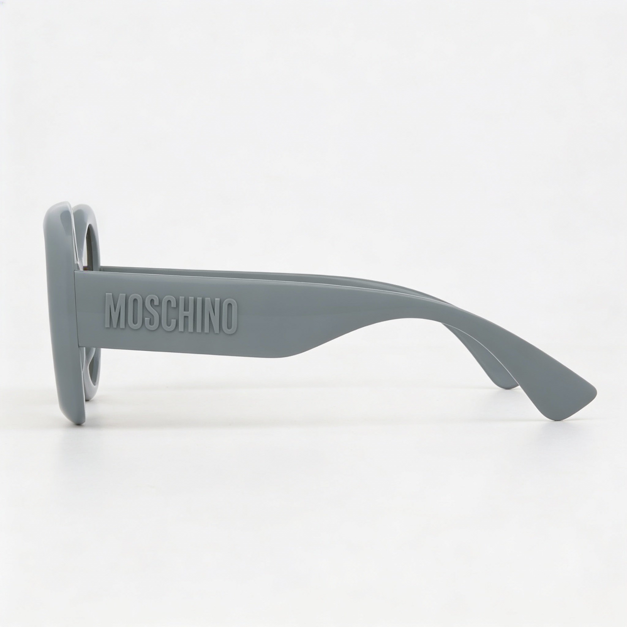 Gafas de sol Moschino Casual para mujer con montura azul y lentes marrones con degradado, INYECCIÓN DE CELULOSA 54-22-140, Photo 3