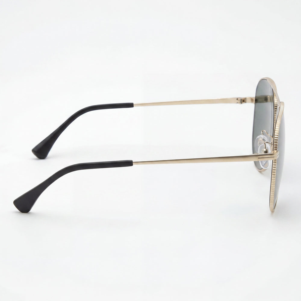 Emporio Armani Sports Men's Multi-Coloured Copper Frame Sunglasses, Dark Green Lenses, 60mm
