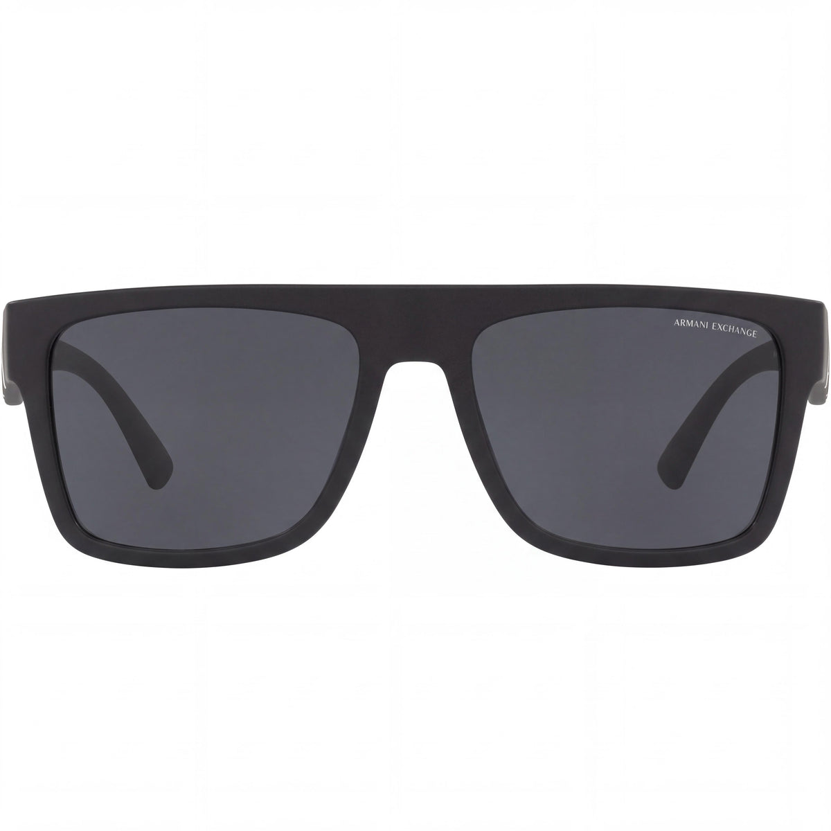 A|X Armani Exchange Ax4113s Minimalist Men's Plastic Matte Black Dark Grey Frame Dark Grey Lens UV Protection Sunglasses 55mm, Photo 2
