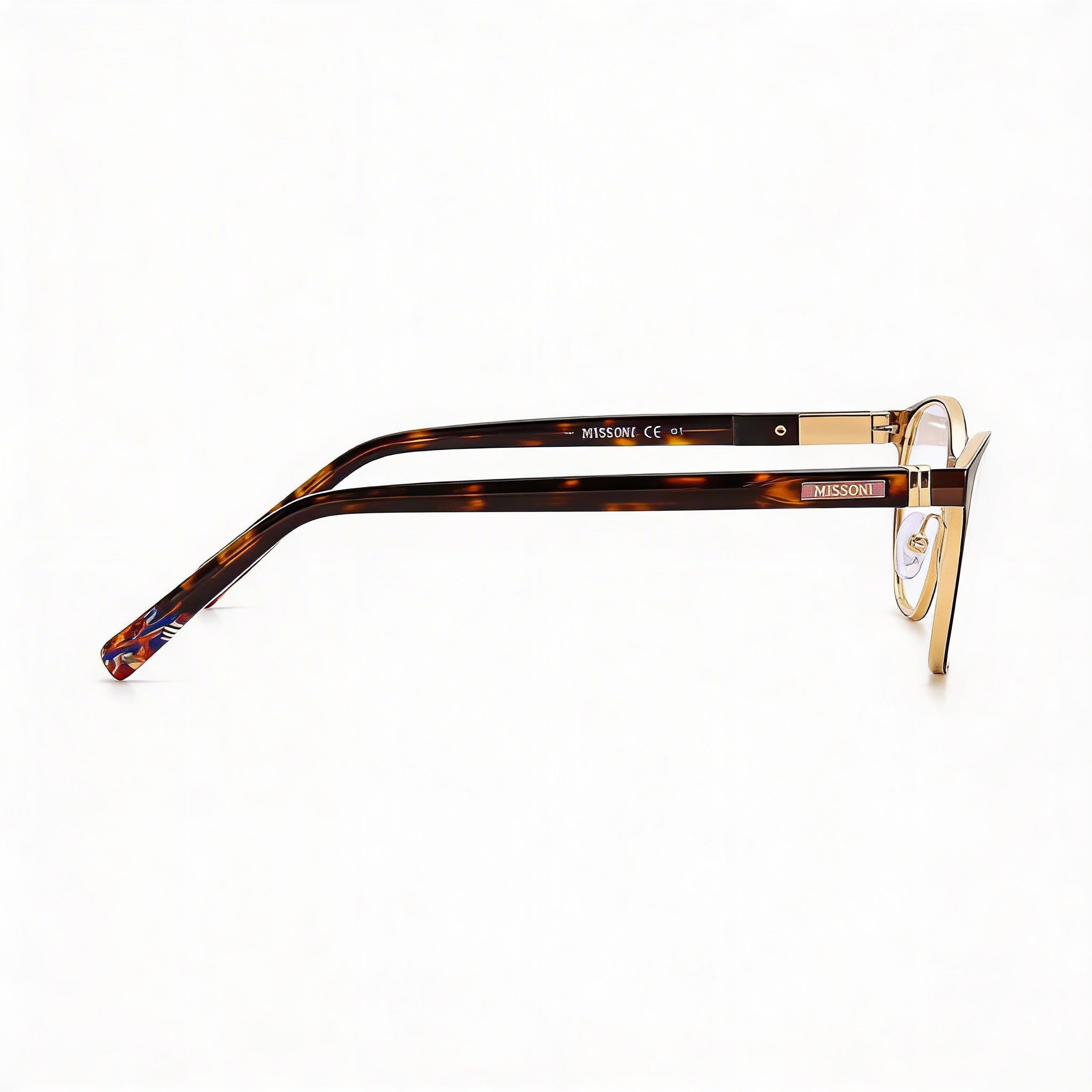 Gafas de sol Missoni Mis 0062 para mujer, estilo casual, de metal, dorado y marrón, de 52 mm, Photo 2