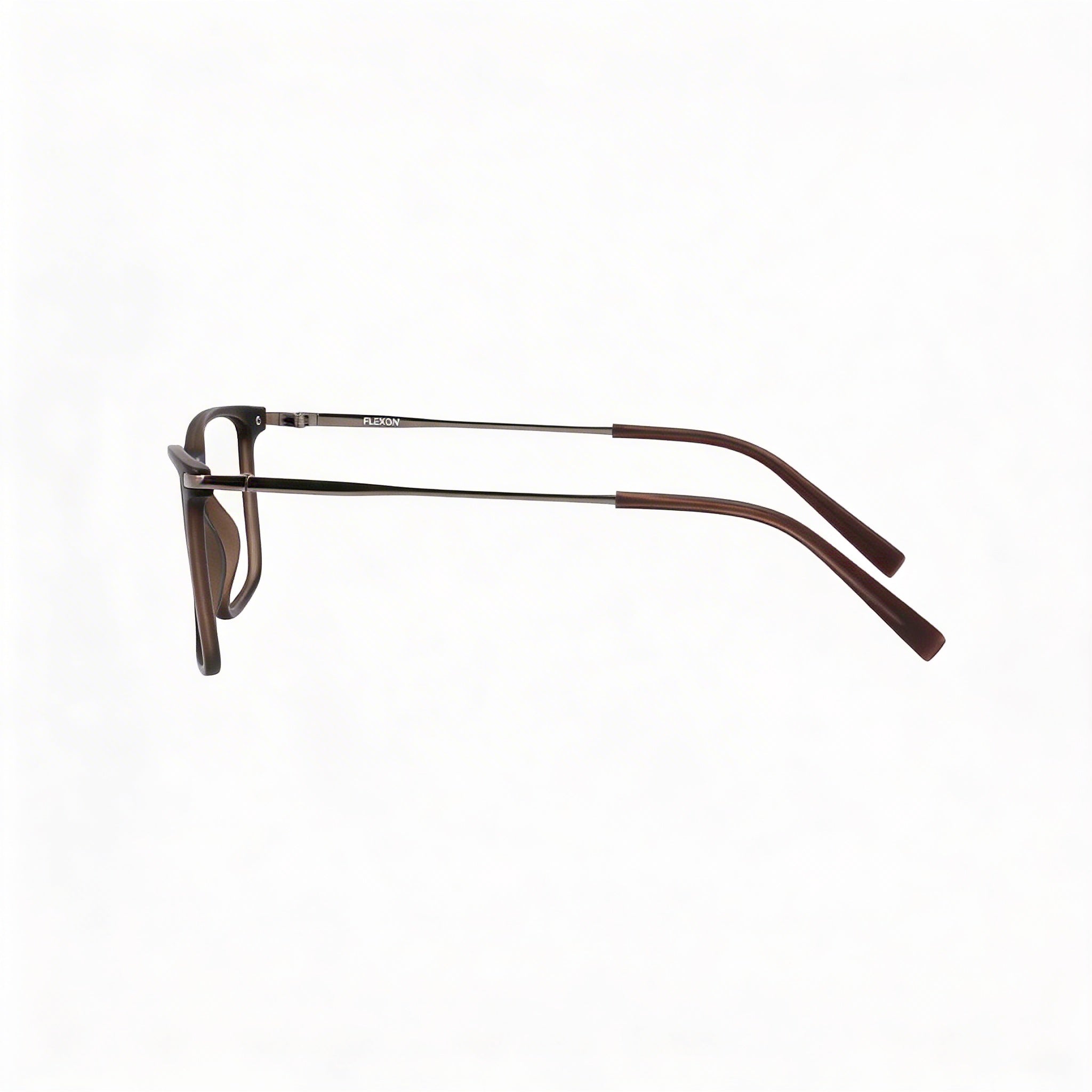 Gafas Flexon EP8015 Unisex con montura inyectada en roble oscuro mate y lentes en roble oscuro mate, 54 mm de ancho de lente, Photo 2